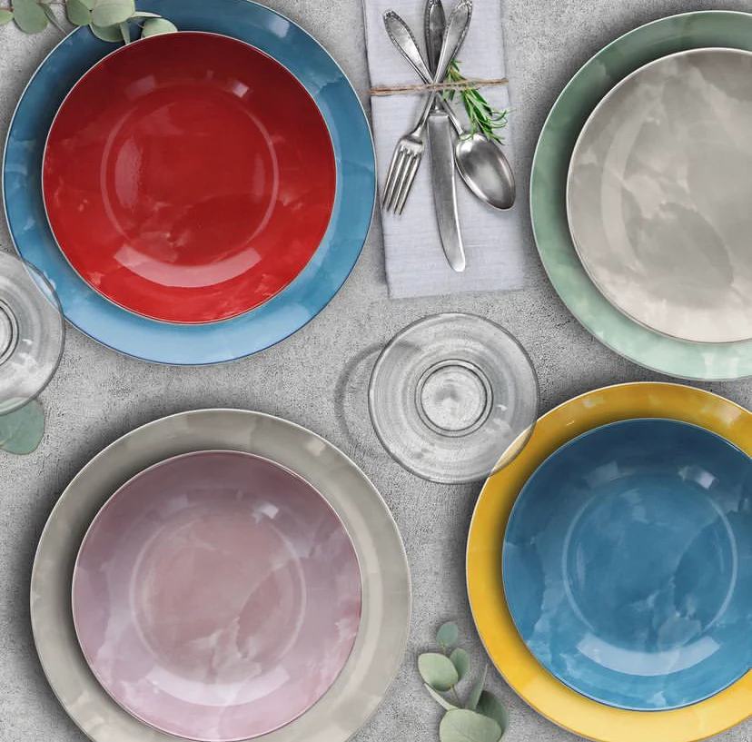 Sfera Soupe Plate 20cm Red - Inhomebuy