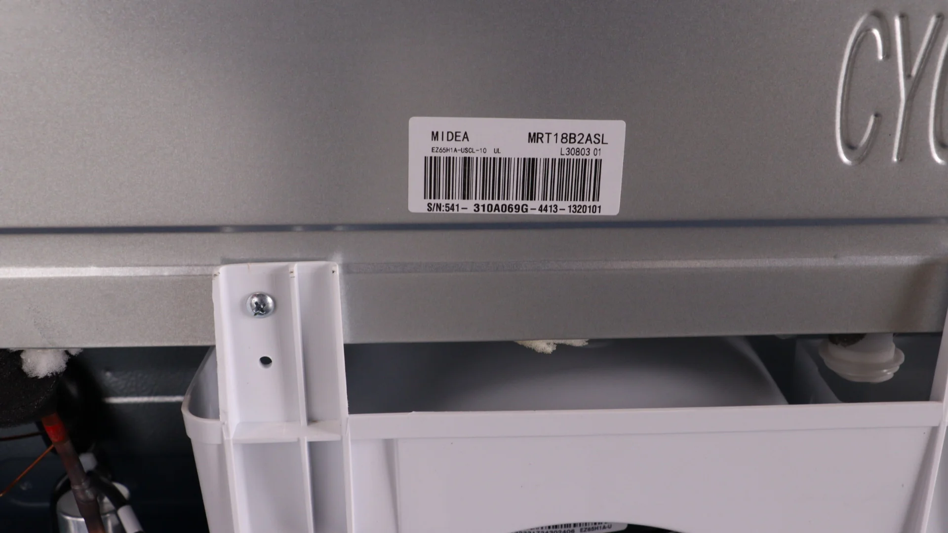 Midea 30 in. 18 cu. ft. Stainless Steel Top Mount Refrigerator - MRT18B2ASL - Inhomebuy