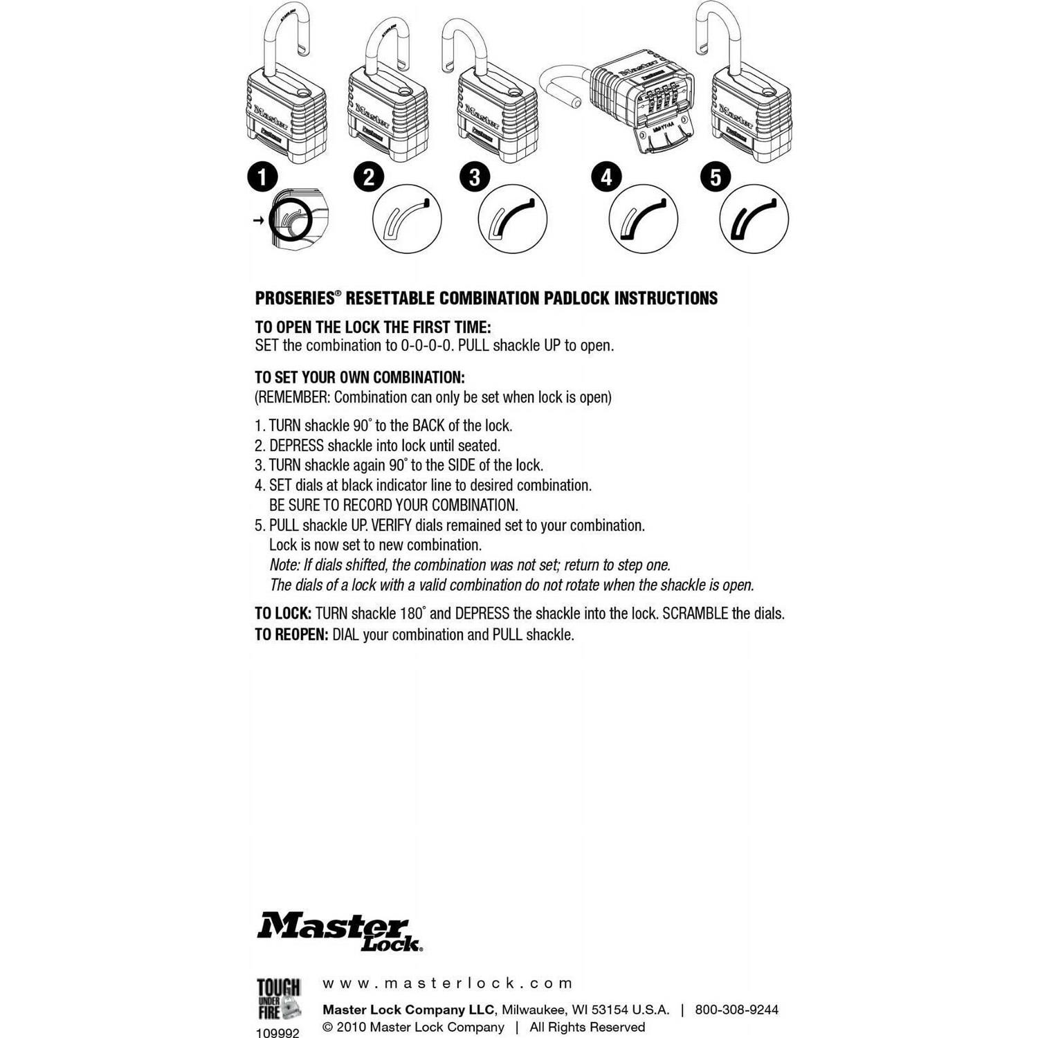 Master Lock 1-3/4 Covered Padlock - Inhomebuy