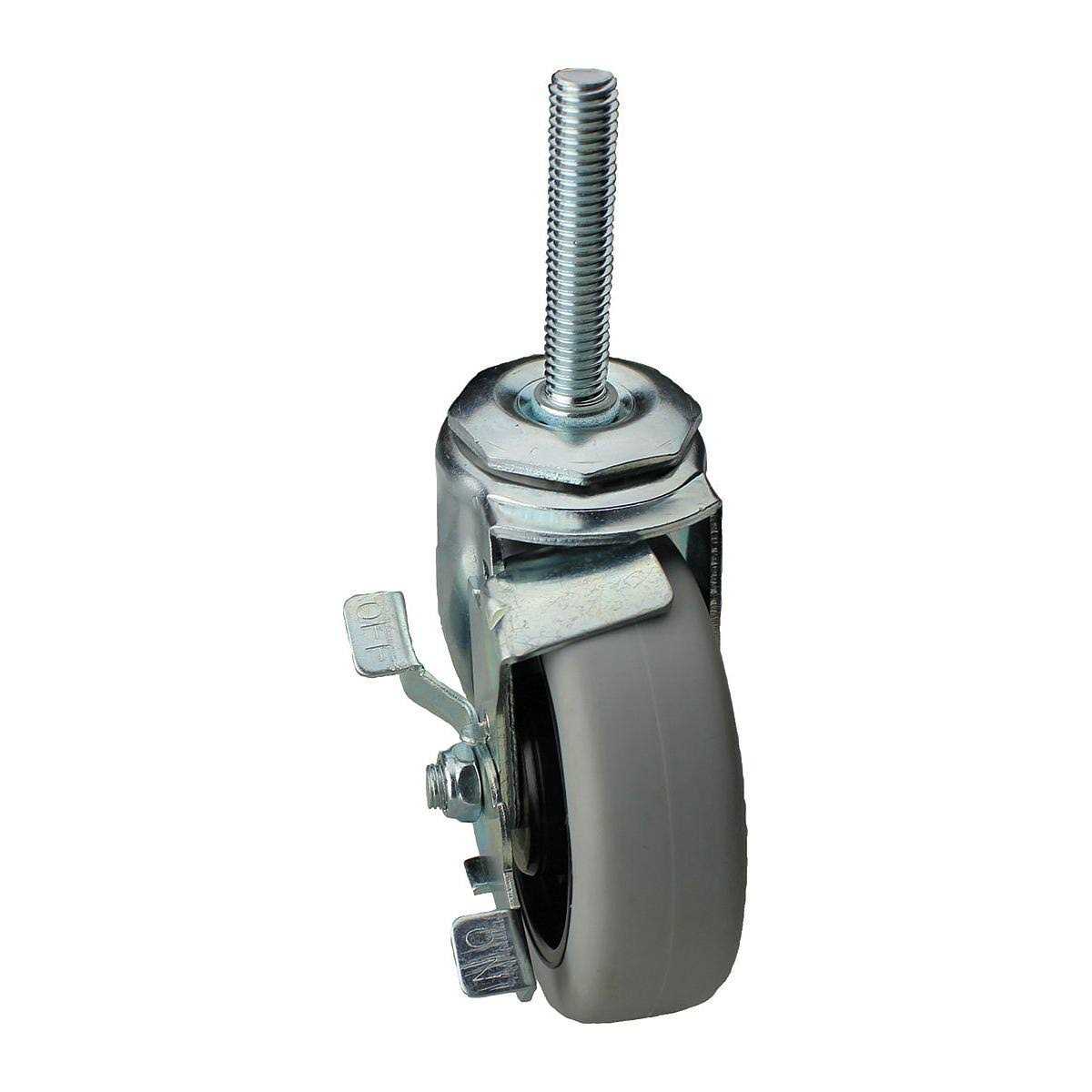 ZORO SELECT NSF-Listed Sanitary Threaded Stem Caster 20tm49 - Inhomebuy