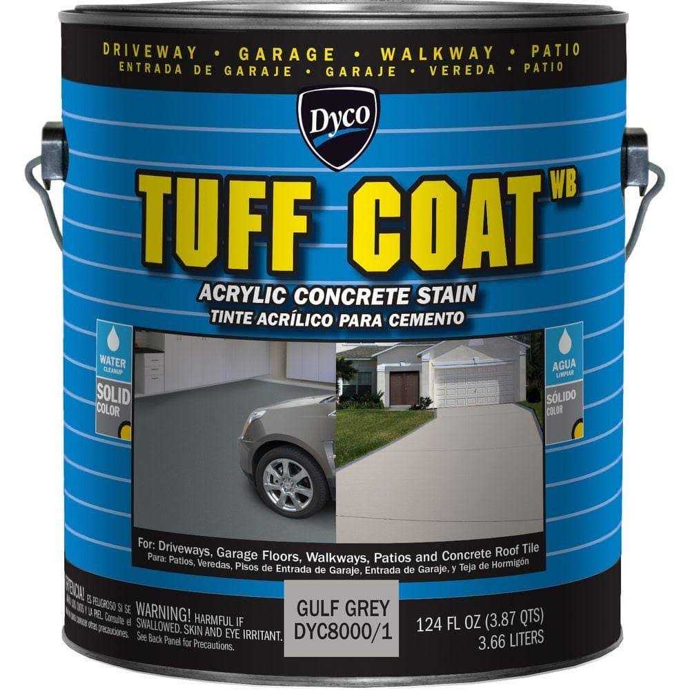 Dyco Tuff Coat Low Sheen Exterior Waterborne Acrylic Concrete Stain - Inhomebuy