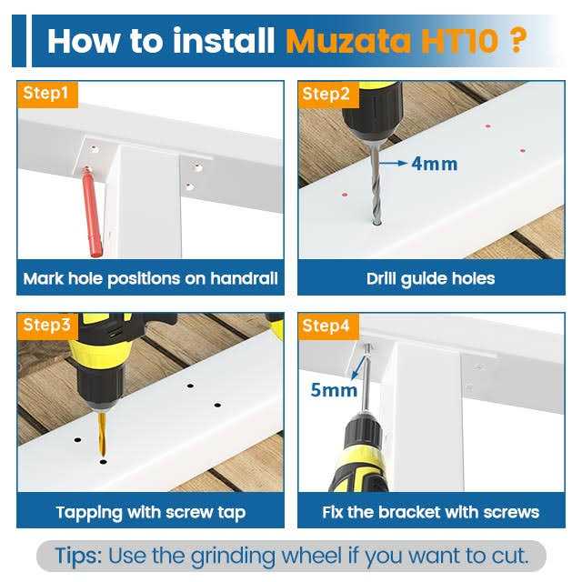 Muzata 6’6 LED Aluminum Lights Black Handrail HL11 BPA - Inhomebuy