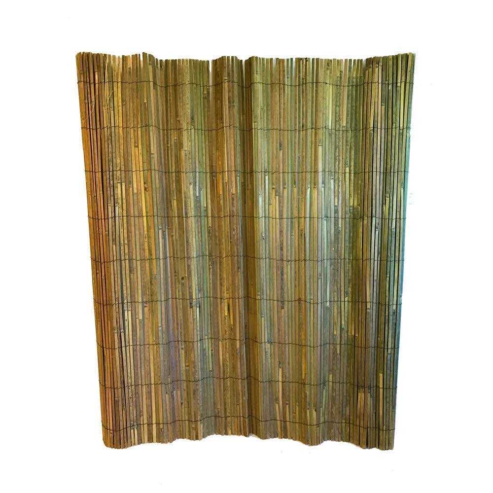MGP 96 in. H Slat Bamboo Roll Garden Fence - Inhomebuy