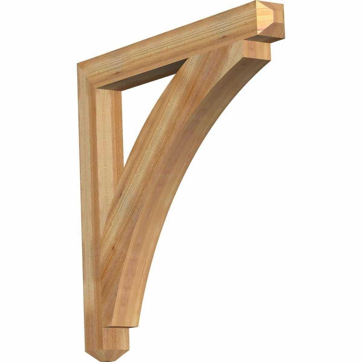 Ekena Millwork 5 1/2x22W x Thorton Craftsman Smooth BRACKET - Inhomebuy