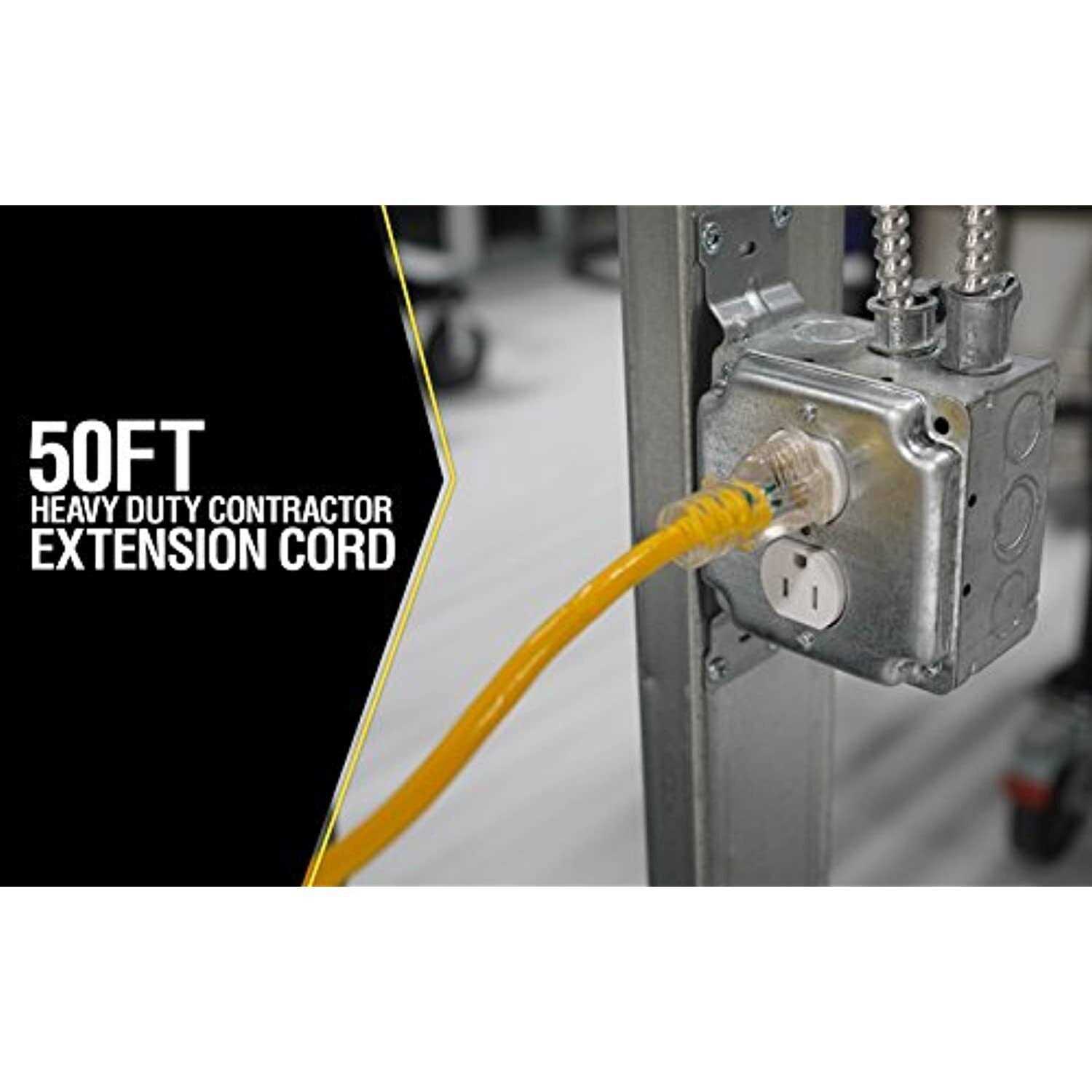 Yellow Jacket Extension Cord - Inhomebuy
