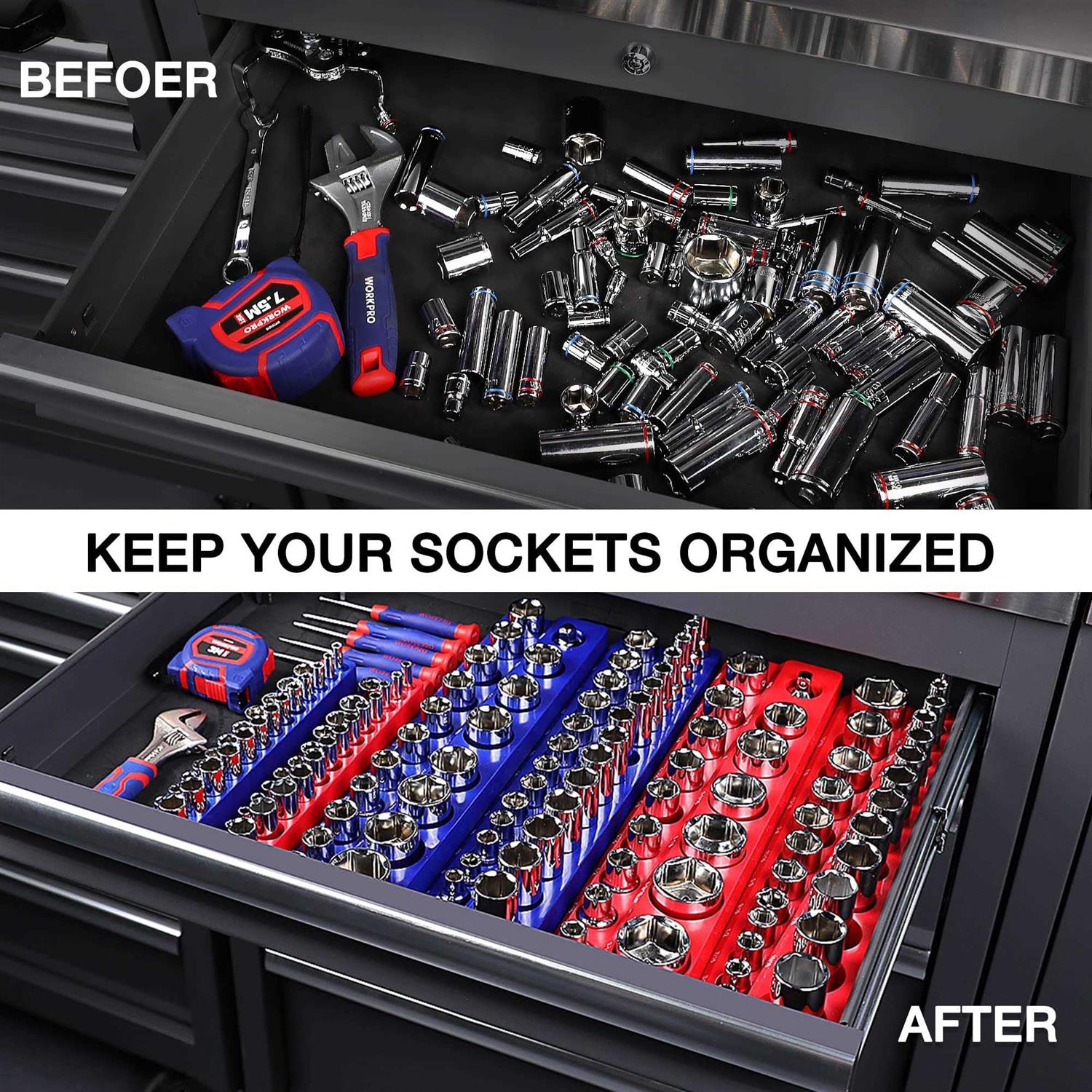 WORKPRO Large Pliers & Wrench Set 6-Piece - Inhomebuy