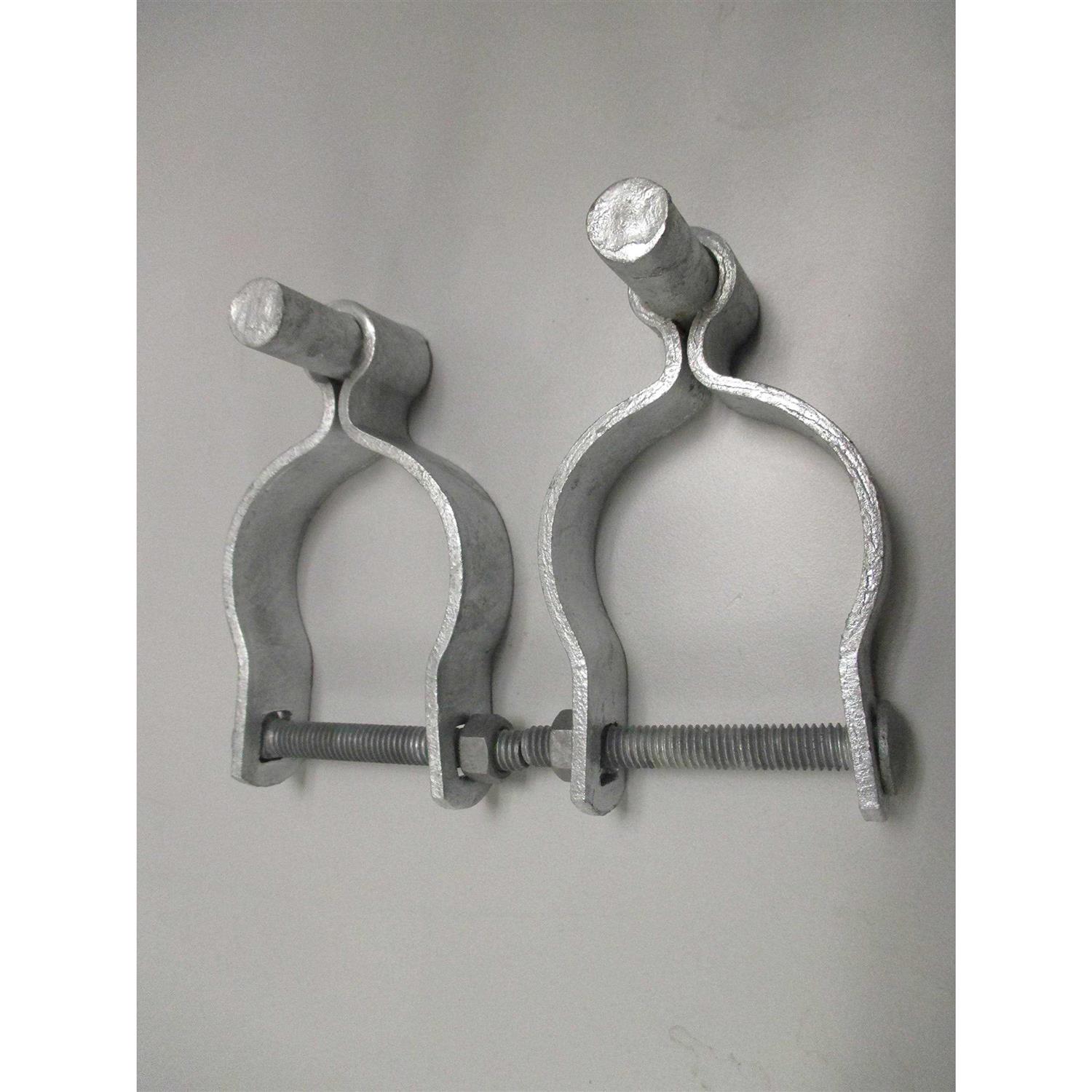 Pressed Steel Chain Link Fence Post Hinge w/Bolt - Inhomebuy