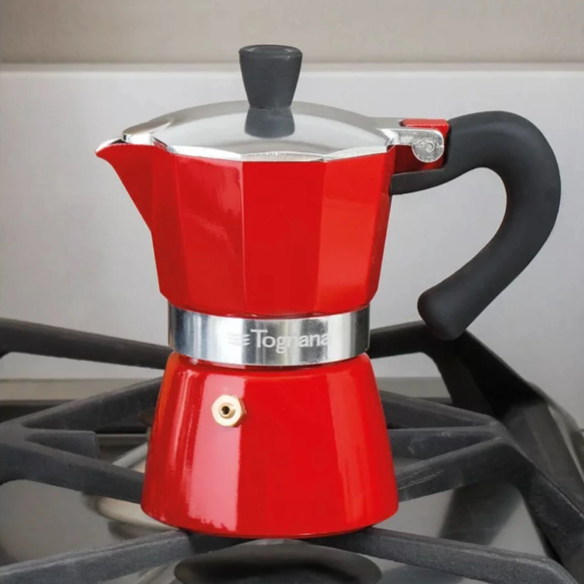 Coffee Maker 6 Cups Grancuci Red - Inhomebuy