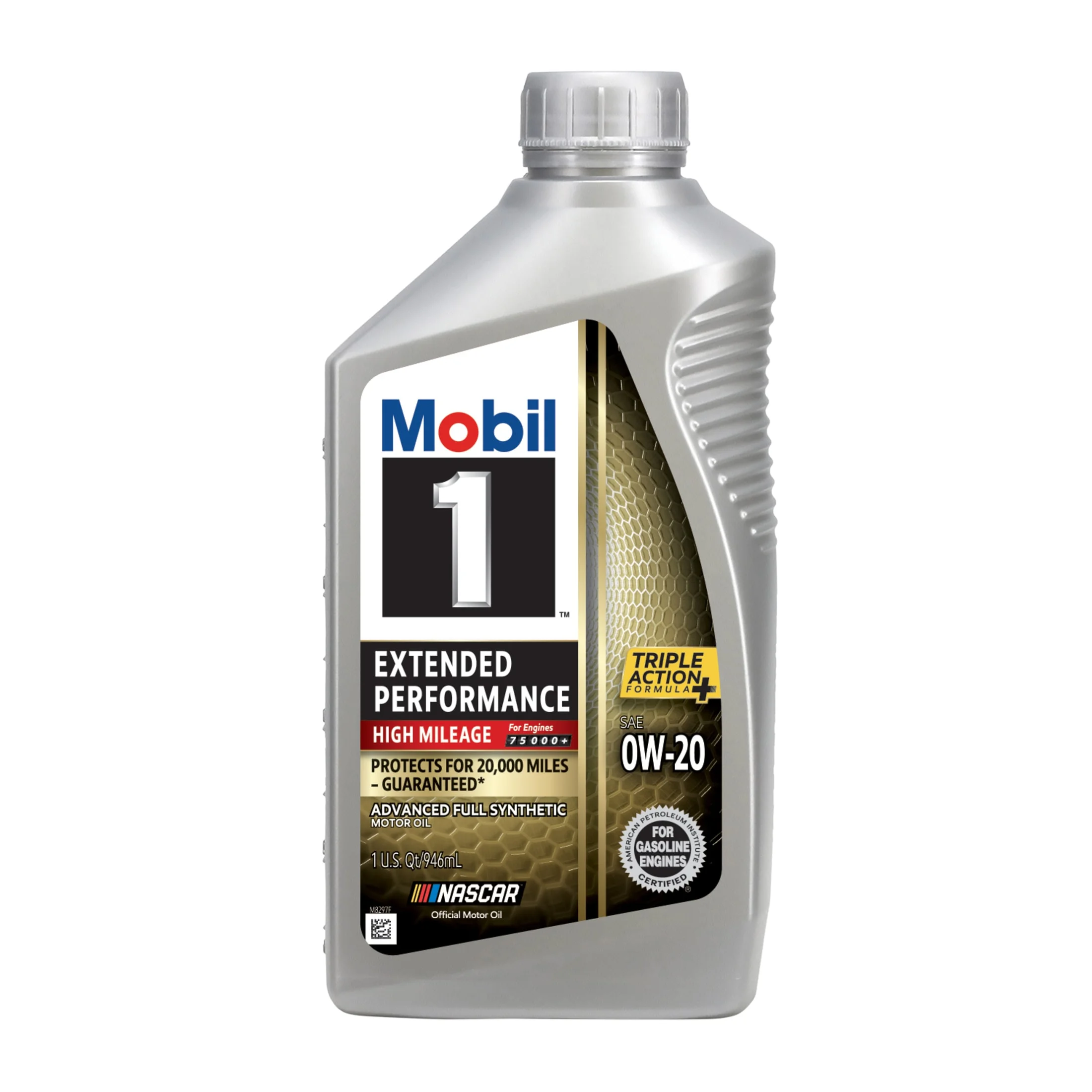 Mobil 1 Extended Performance High Mileage Full Synthetic Motor Oil 0W-20, 1 Quart - Inhomebuy