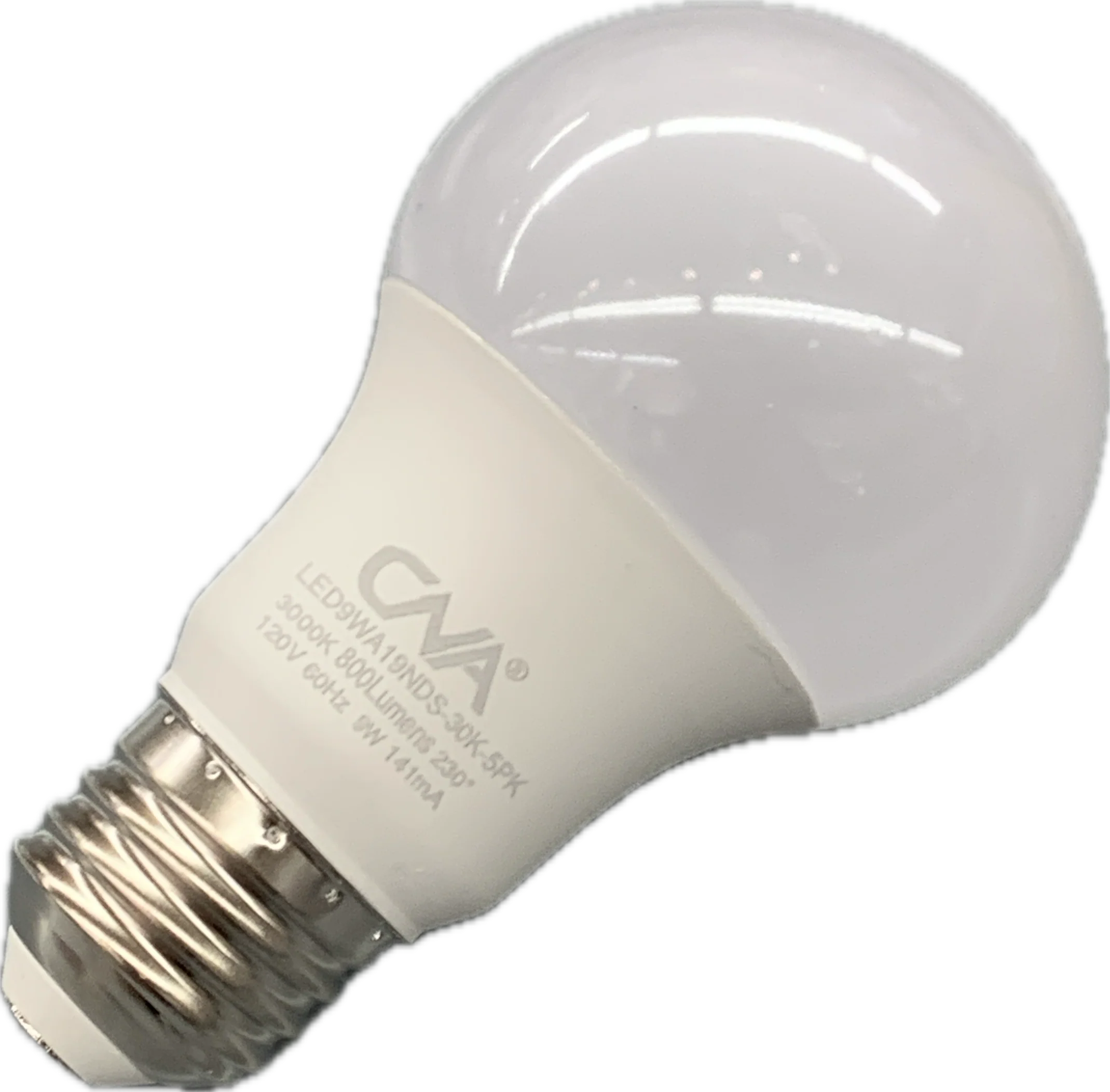 CNA LED-9WA19-30K LED 9W A19 3000K - Inhomebuy