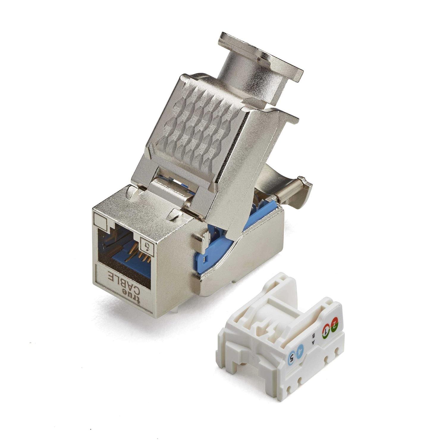 trueCABLE Toolless Component Grade Keystone Jack - Inhomebuy