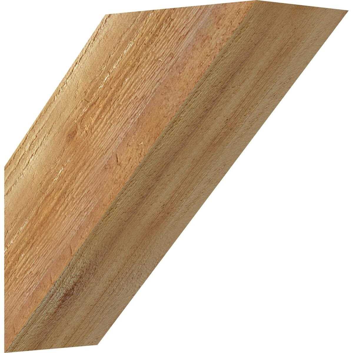 Ekena Millwork 4W x 20D x 24H Thorton Rough Sawn Knee Brace - Inhomebuy