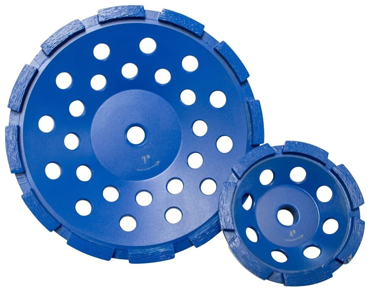 Star Blue Segmented Cup Grinders Double Row - Inhomebuy