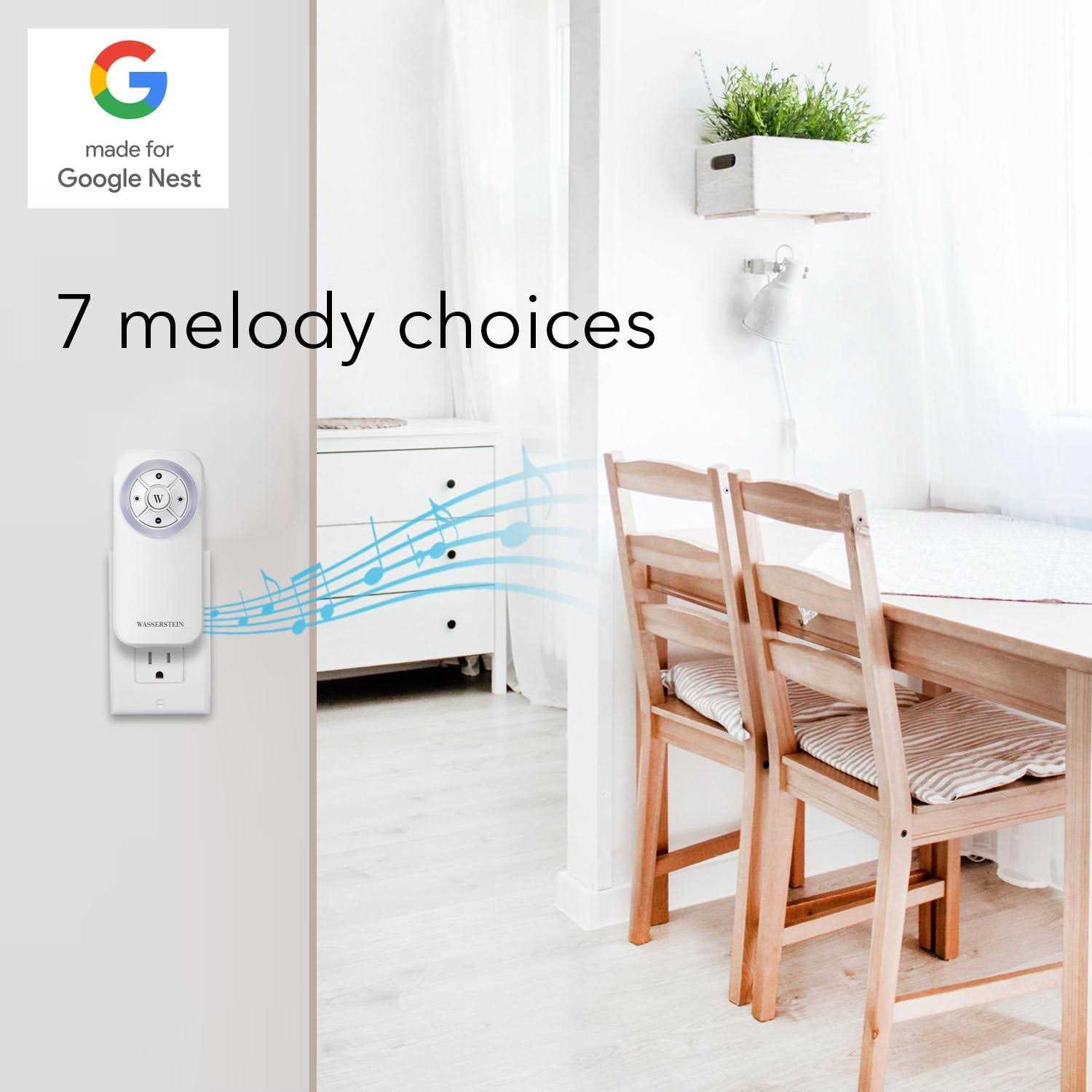 Wasserstein Anti-Theft Mount compatible with Google Nest Doorbell - Inhomebuy