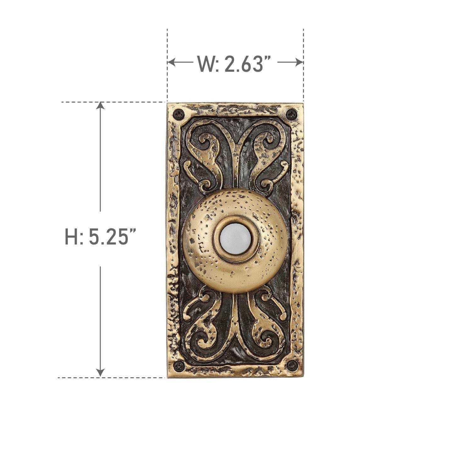 Craftmade Surface Mount Designer Lighted Push Button PB3037 - Inhomebuy