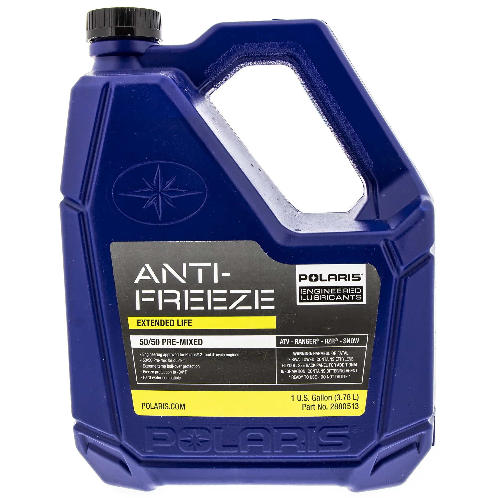 Polaris 2880513 Genuine OEM 1 Gallon Anti-Freeze 50 50 Premix For ACE Ranger RZR Sportsman - Inhomebuy