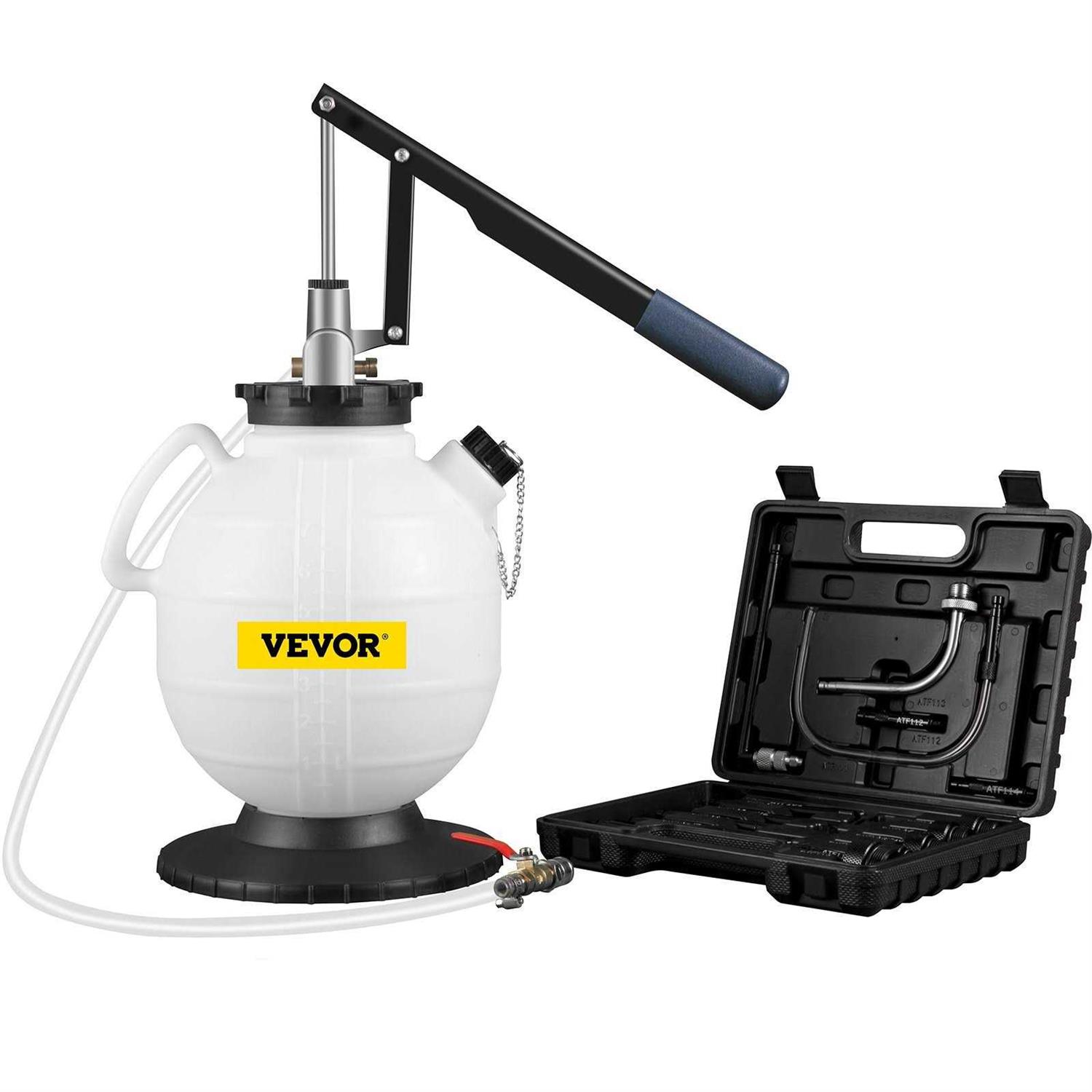 VEVOR Transmission Fluid Pressure Bleeder Large Capacity Transmission Oil Replacement Tool Set ATF Filler Adapters Transmission Oil QCBS - Inhomebuy
