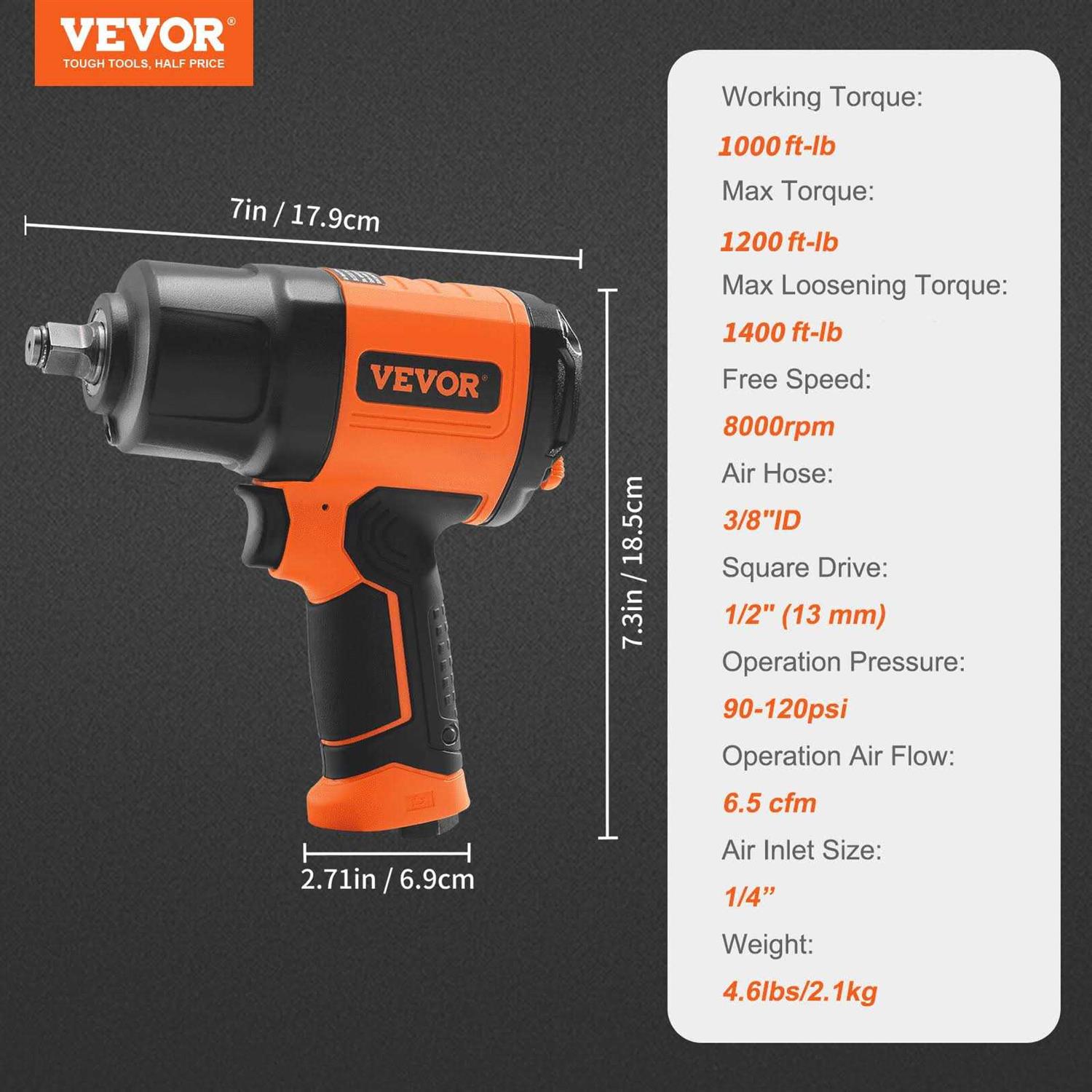 VEVOR Air Hydraulic Pump, 10,000 PSI Hydraulic Foot Pump, 0.6 Gal Reservoir Foot Operated Air/Hydraulic Pump, with Hose and Spray Gun for Heavy - Inhomebuy