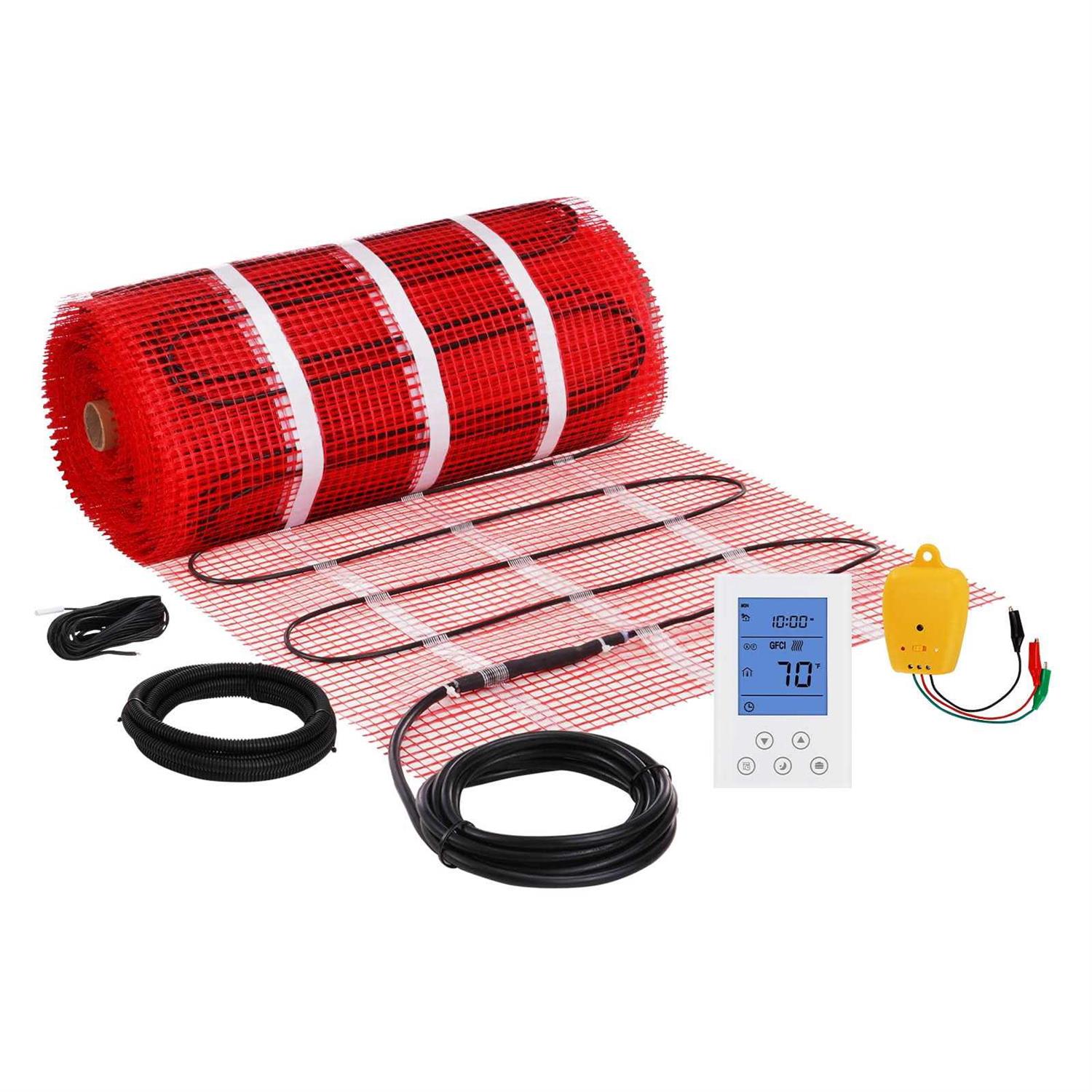 VEVOR Floor Heating Cable Waterproof Floor Tile Heat Cable 42.7 Square Feet 120v JR120V42.7FT2W5WFV6 - Inhomebuy