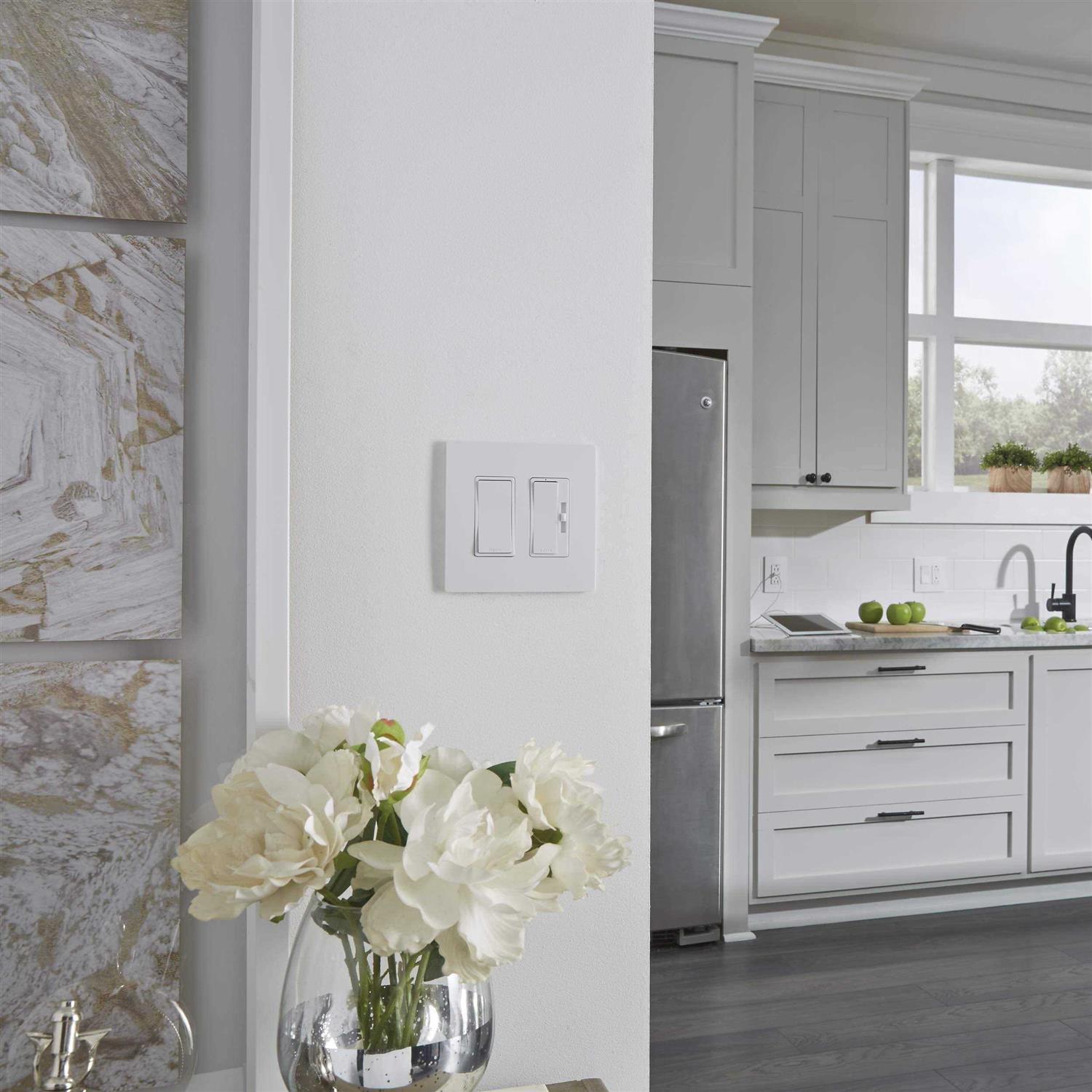 Pass & Seymour 3 Gang Recessed TV Media Box with Low Voltage Brush Insert TV3LVKITWCC2 - Inhomebuy