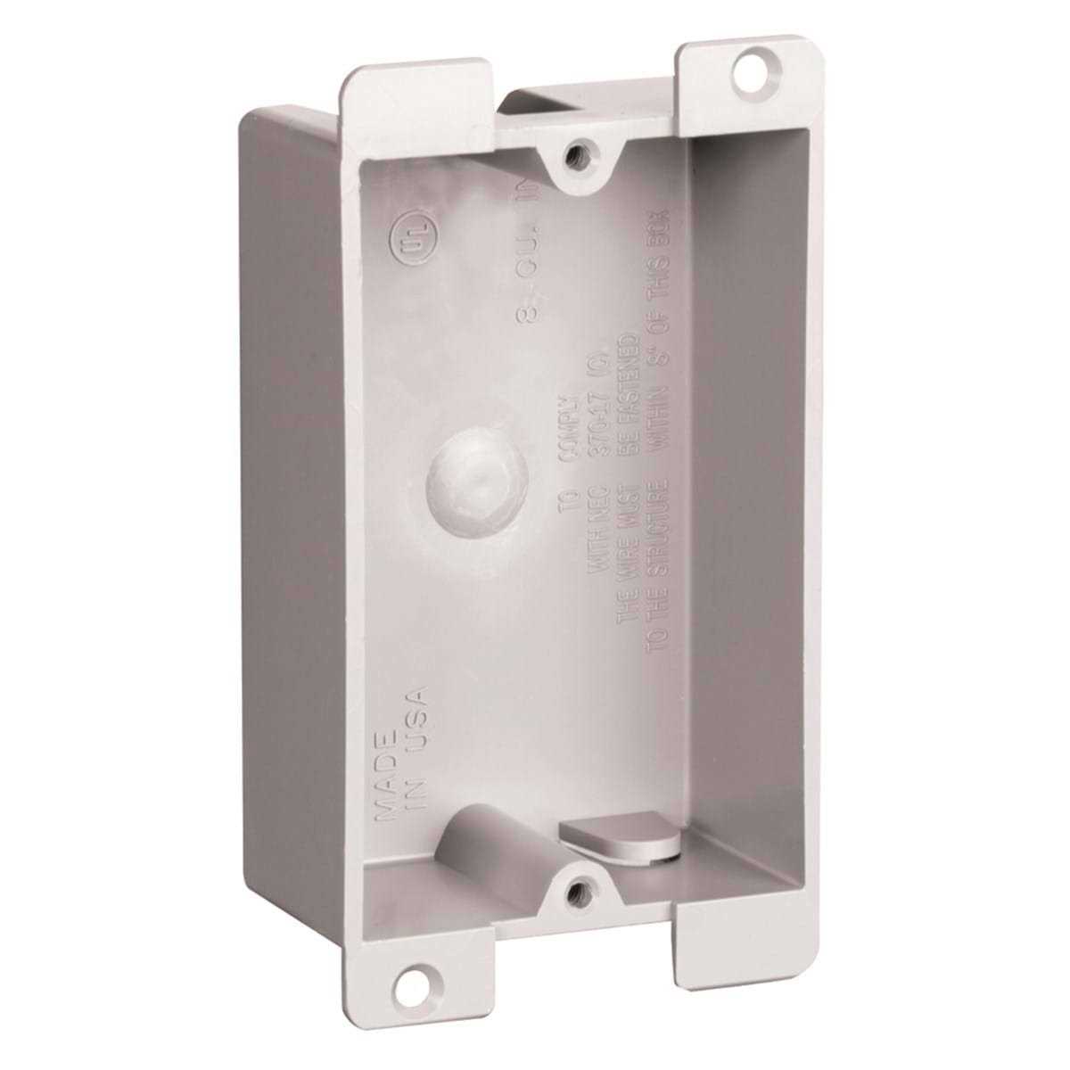 Pass & Seymour / Legrand Pass & Seymour C1-18-WGAC 3-1/4 inch Round Old Work Ceiling Box - Inhomebuy