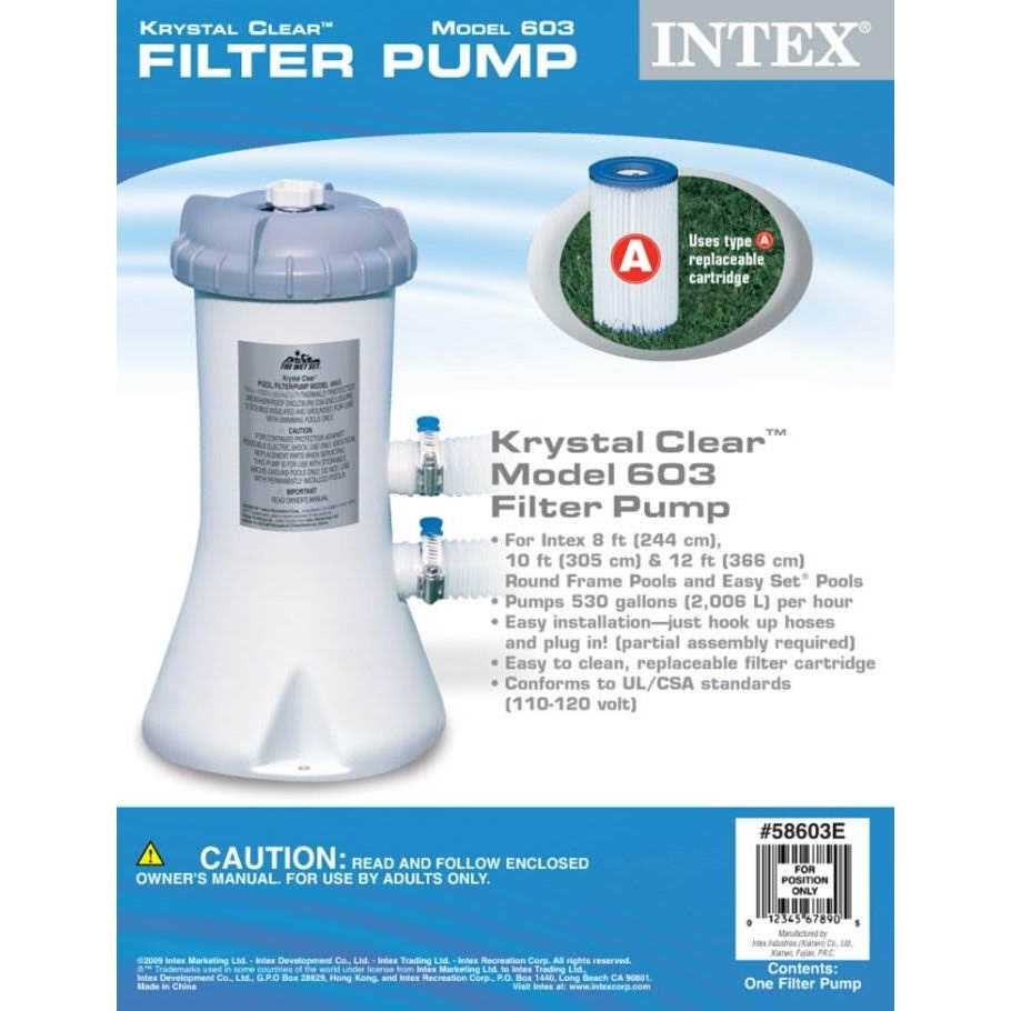 Intex Above Ground Pool Sand Filter Pump Automatic - Inhomebuy