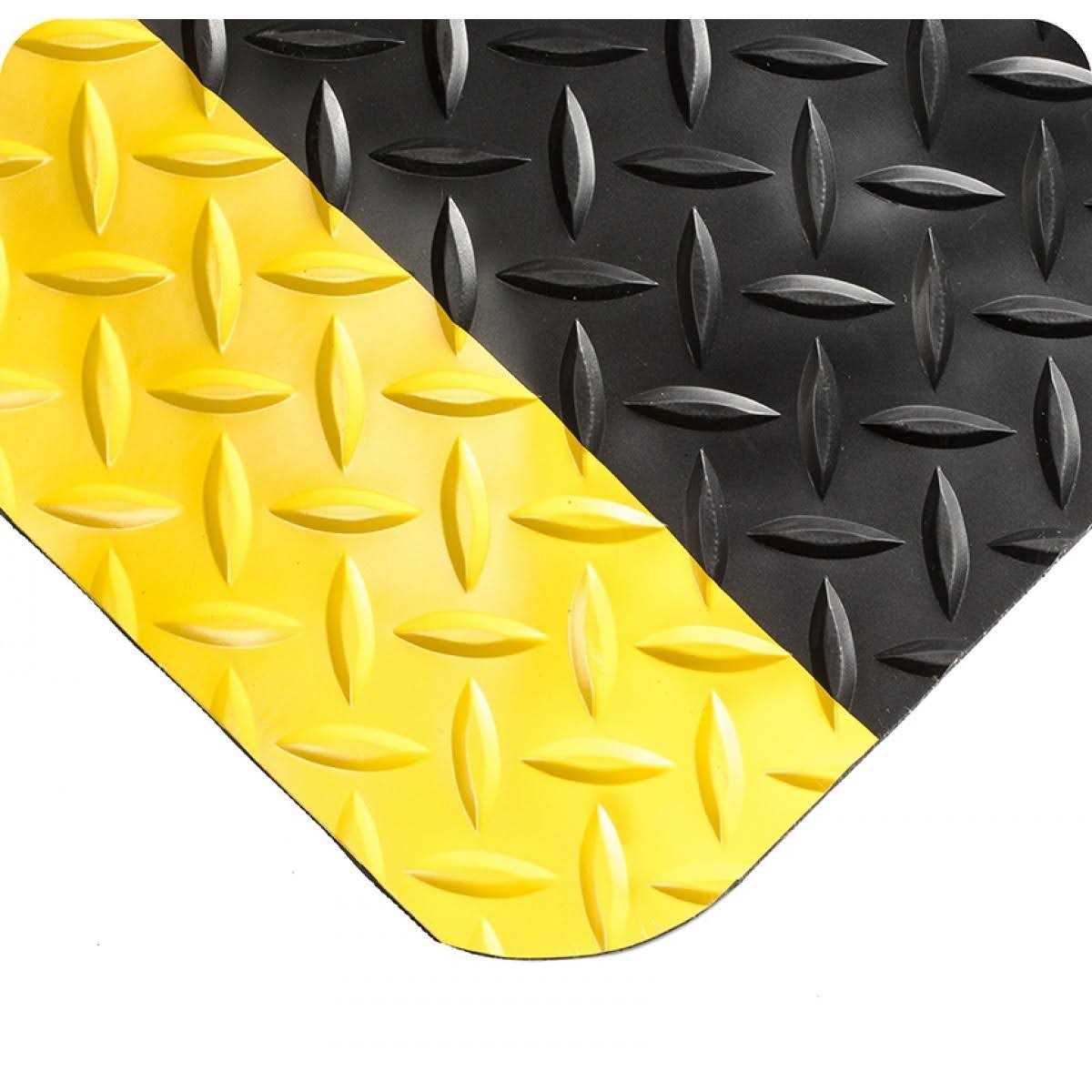 Wearwell Diamond-Plate SpongeCote Mat - Inhomebuy