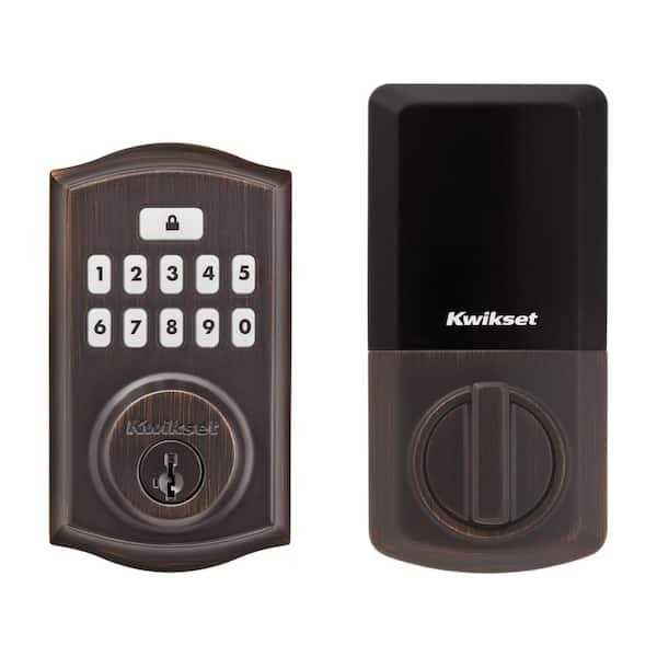 Kwikset Signature Series SmartCode Deadbolts Touchpad Single Cylinder Smartkey Electronic Deadbolt Lighted Keypad 99690 - Inhomebuy