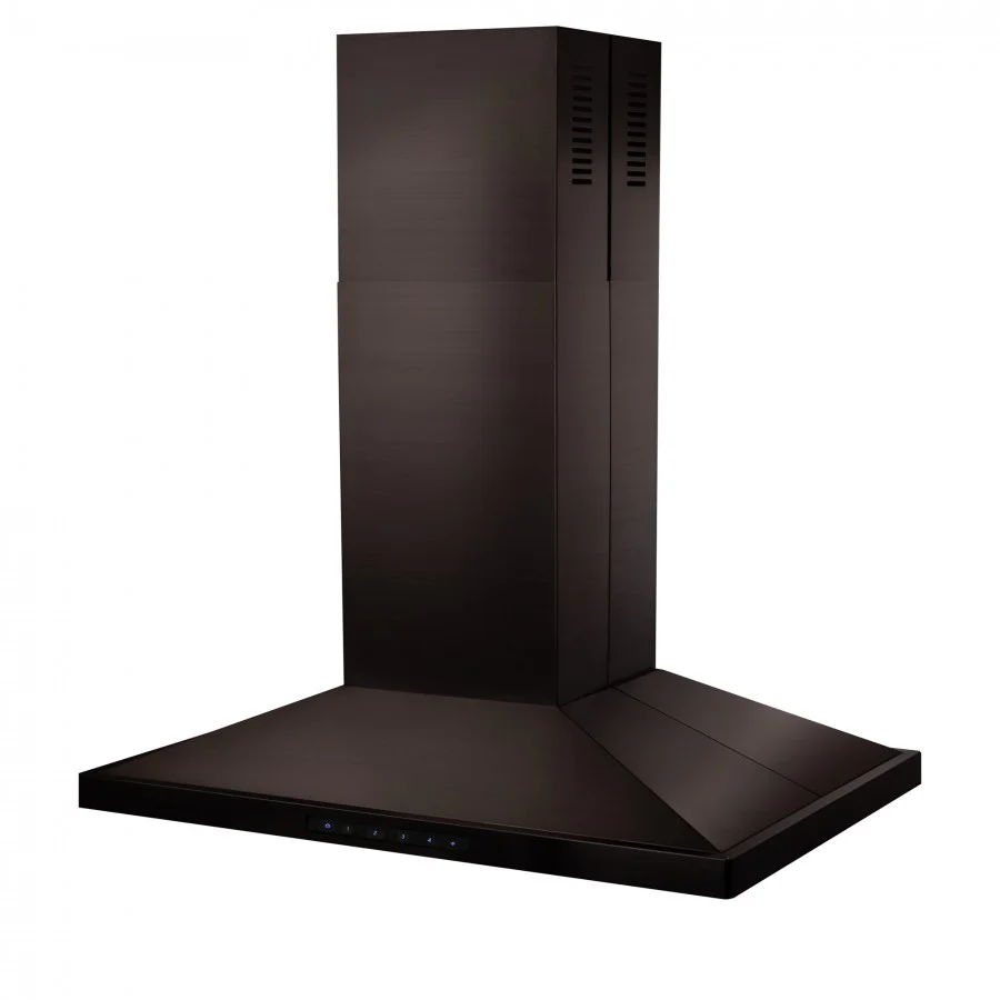 ZLINE 36 in. 400 CFM Island Range Hood in Black Stainless Steel, BSGL2iN-36 - Inhomebuy