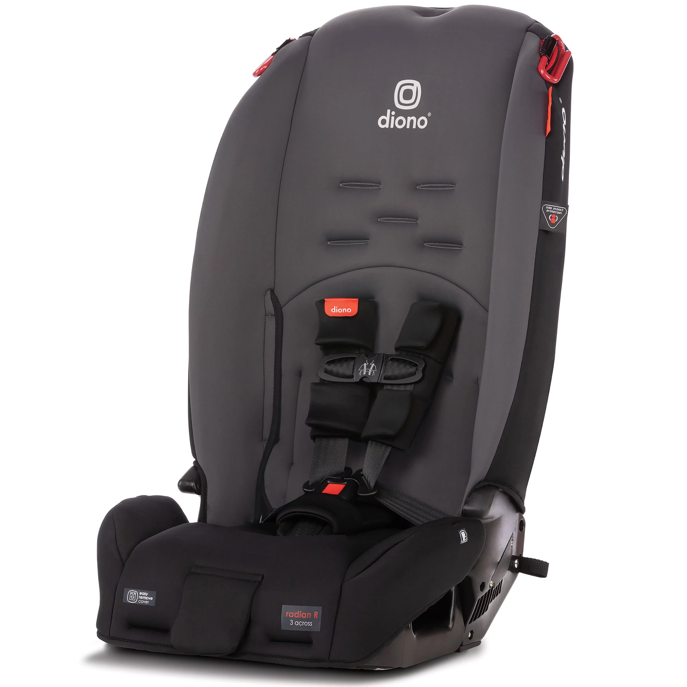 Diono Radian 3R All-in-One Convertible Car Seat, Slim Fit 3 Across, Black Jet - Inhomebuy