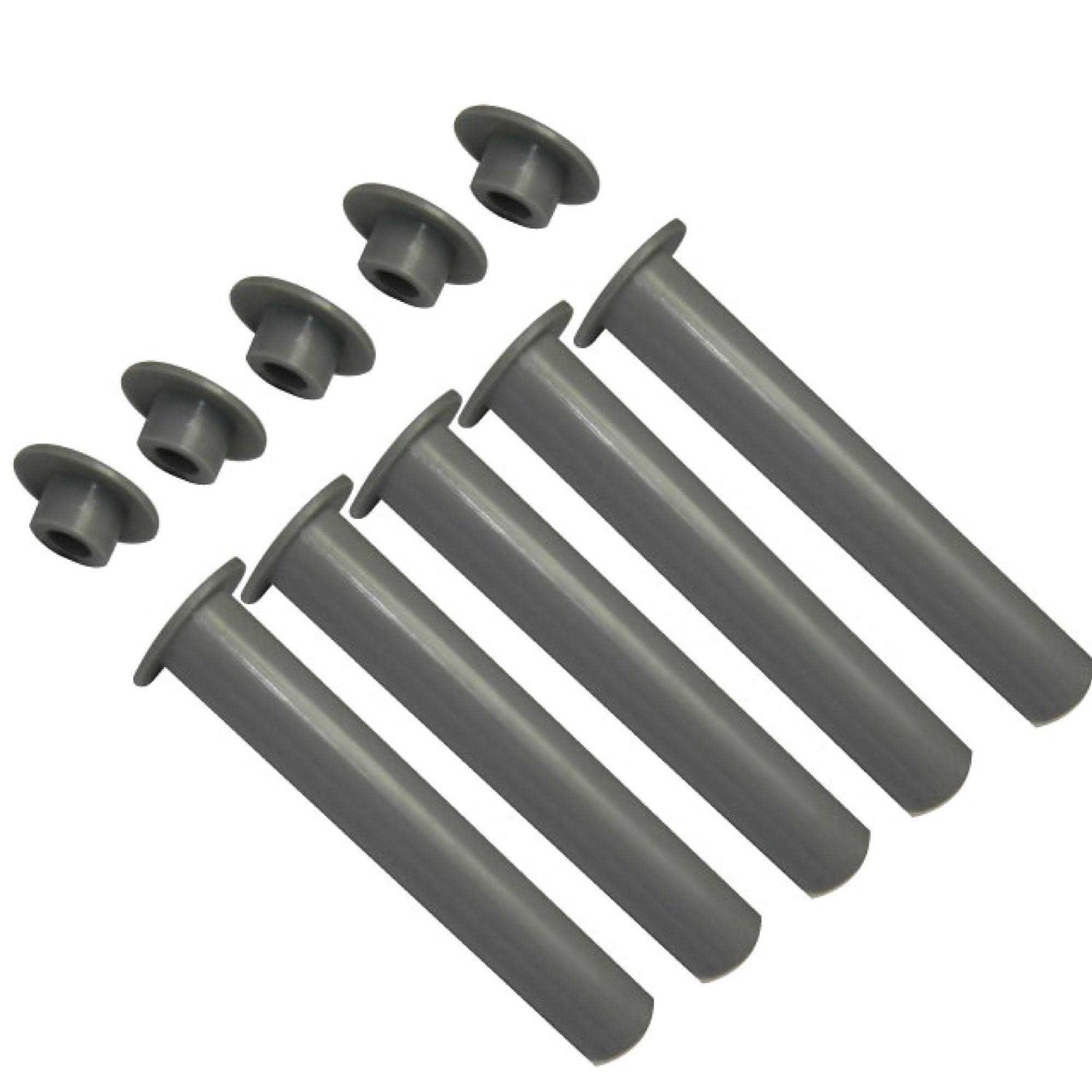 Pool Fence DIY 12’x5′ Fence Section with 5 Poles in Black - Inhomebuy