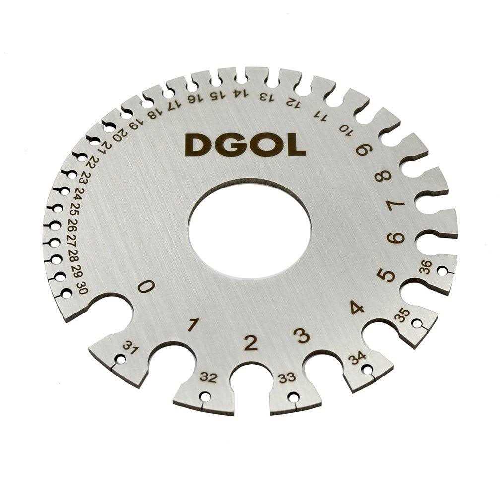 DGOL Stainless Steel Mini Portable Metal Sheet Thickness Gauge Material Wire Thickness Gage - Inhomebuy