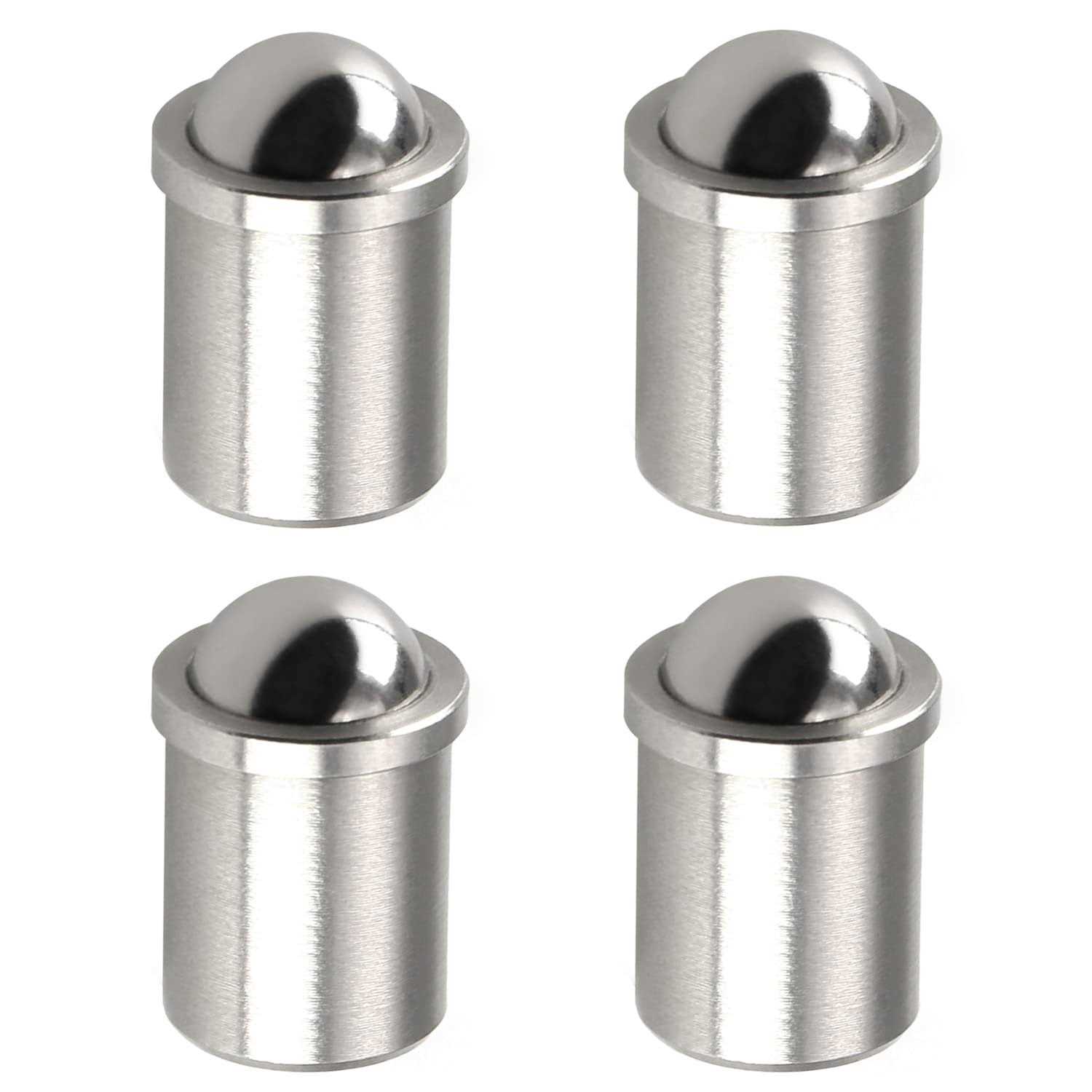 mromax 4pcs stainless steel 0.39 diameter ball plunger cabinet door closet drawer 10x13mm ball Catch latch catcher for door - Inhomebuy