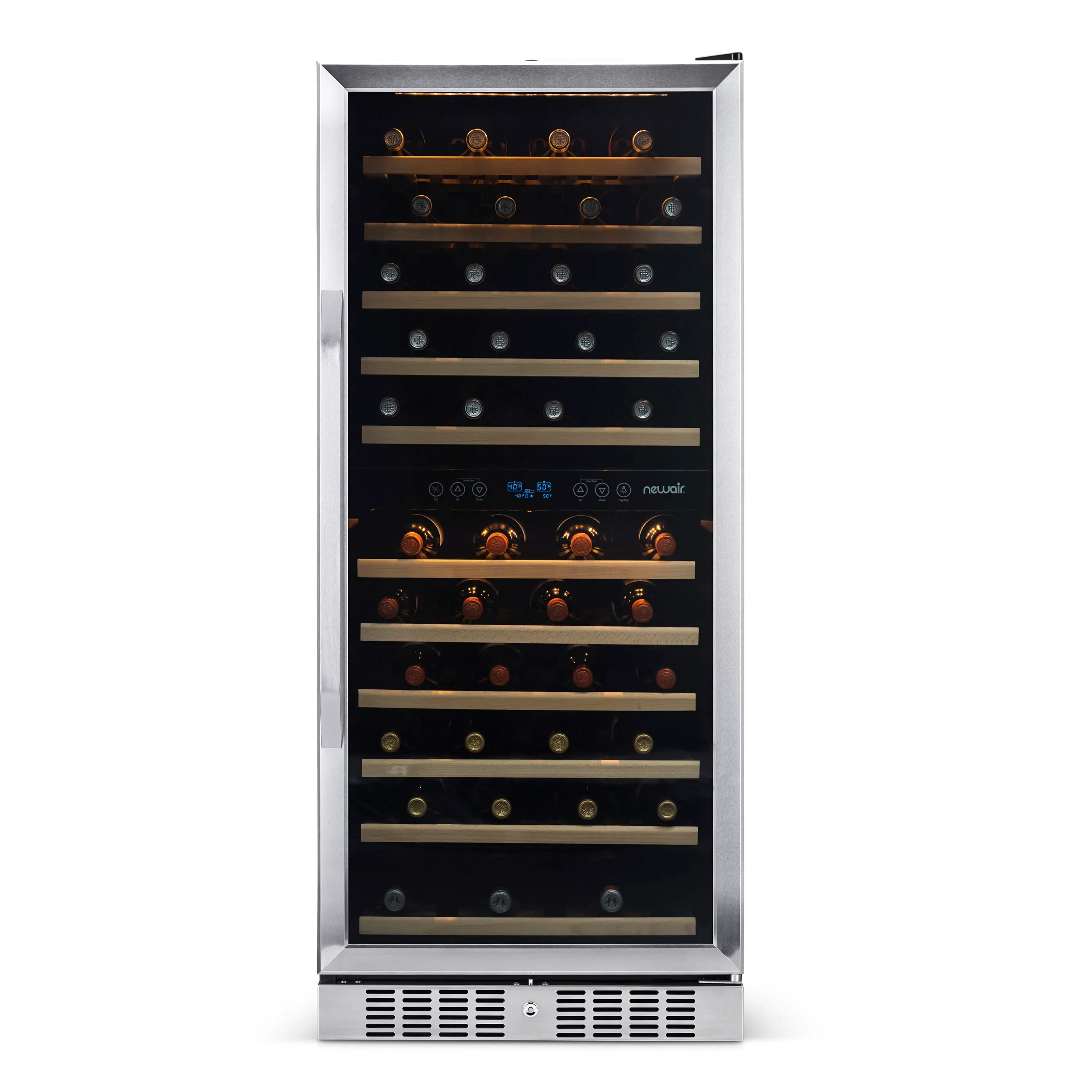 NewAir 24 In. Built-In 116 Bottle Dual Zone Wine Cooler, AWR-1160DB - Inhomebuy