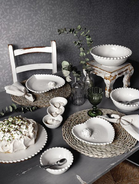 Ornament Pearl Cake Plate 30cm - Inhomebuy