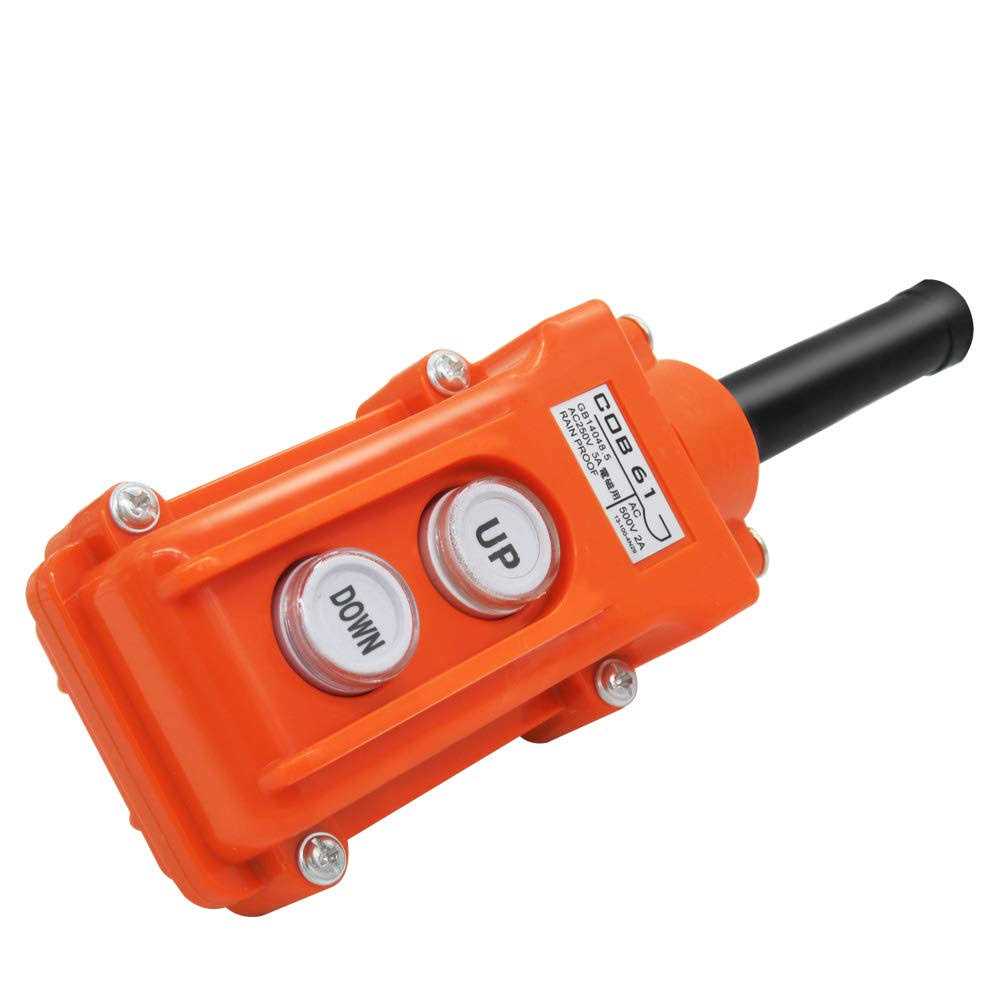 mxuteuk AC 220V/380V Push Button Switch On/Off Start Stop Switch 3 Phase Self Lock Electric Motor Switches Mechanical Equipment Control Station 10A - Inhomebuy