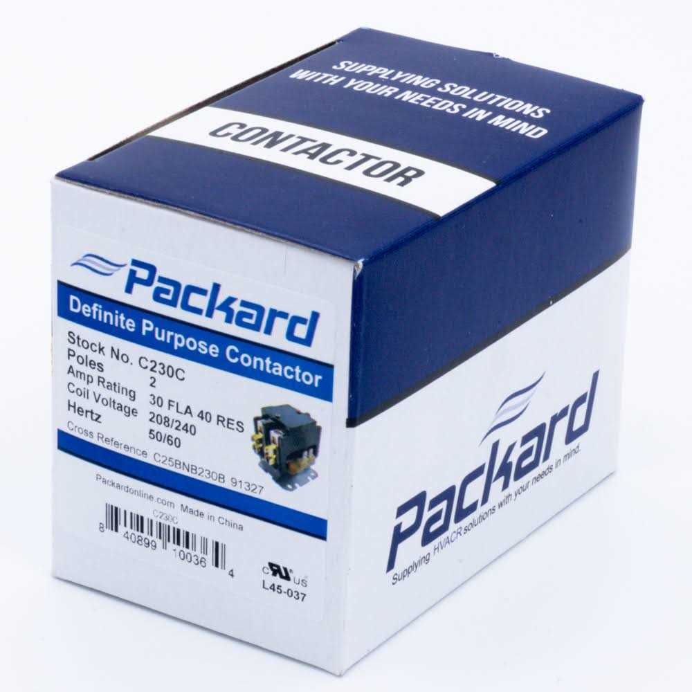Packard C220B 2 Pole 20 Amps 120 Volt Coil Contactor - Inhomebuy