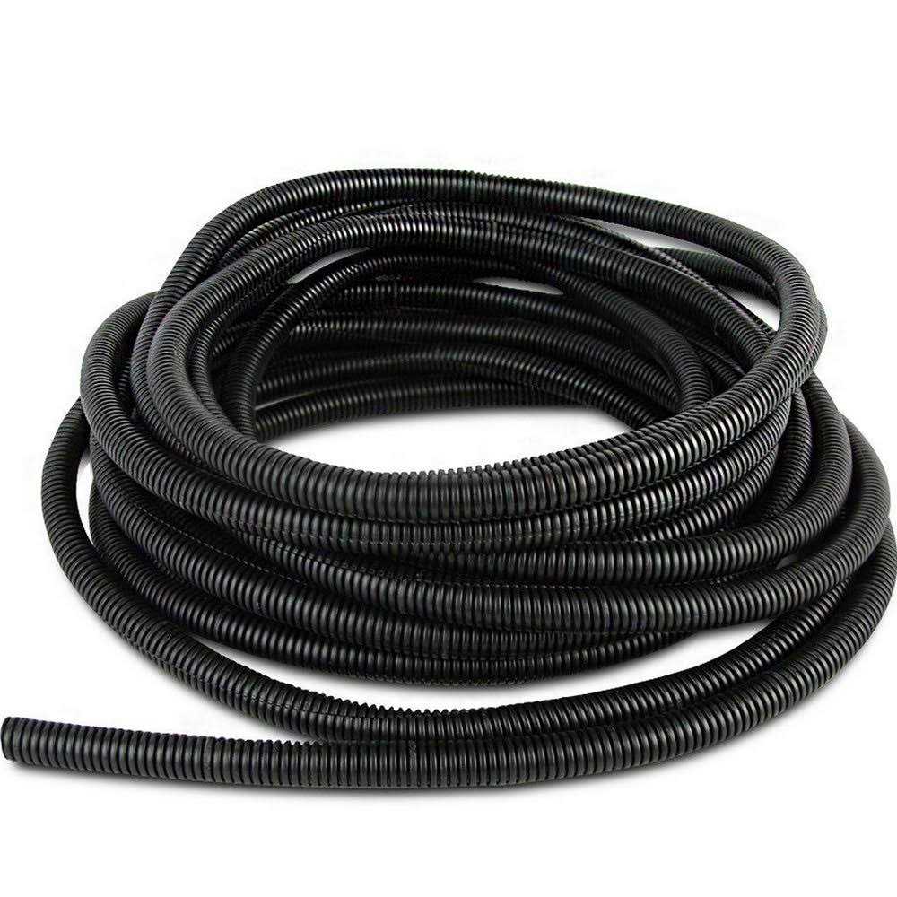 Esupport 20 Feet Split Loom Wire Flexible Tubing Conduit Hose - Inhomebuy
