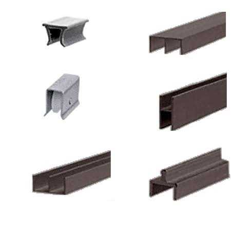 Crl Deluxe Track Assembly D603 Upper and D601 Rail Wheels 144 Stock Length - Inhomebuy