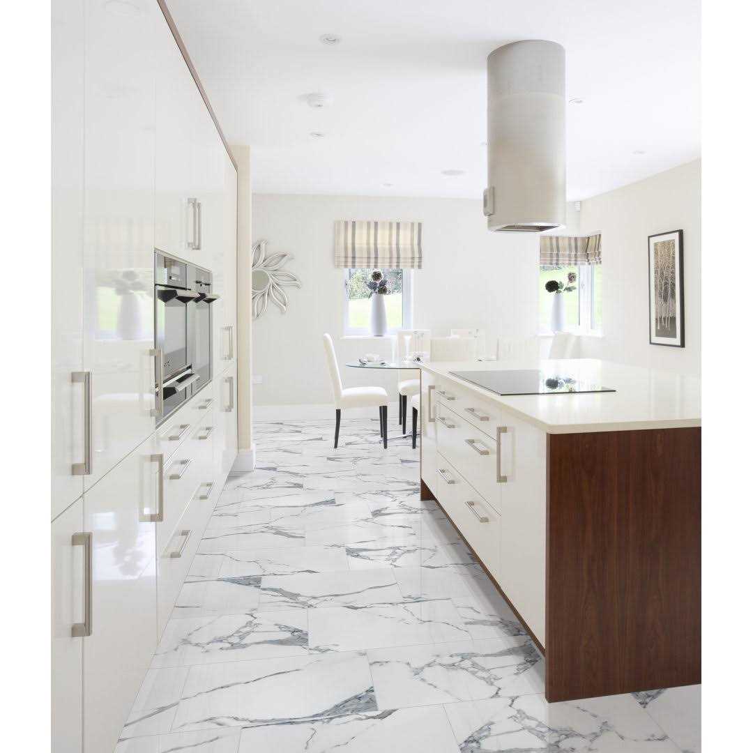 MSI Savoy Crema 24 in. x 48 in. Polished Porcelain Floor and Wall Tile - Inhomebuy