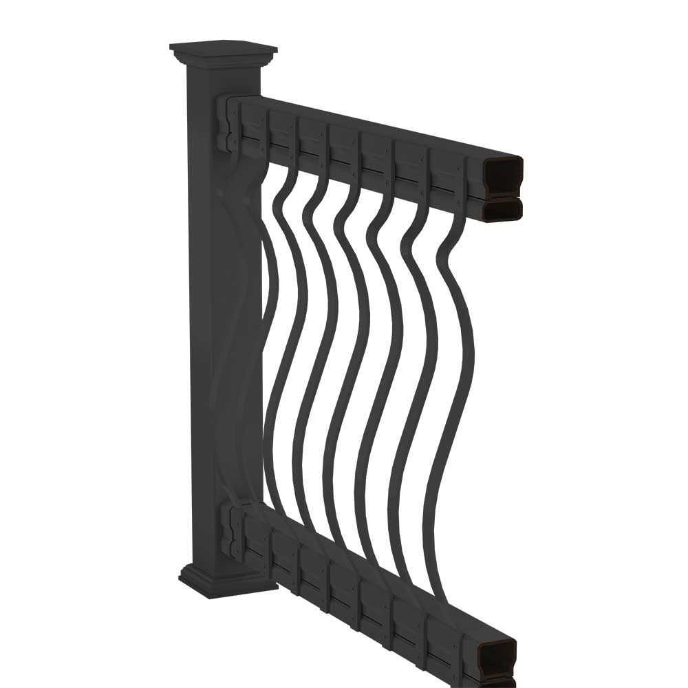 Deckorators 4-in-in x 4-in-in x 4-ft White Composite Deck Post Sleeve 354352 - Inhomebuy