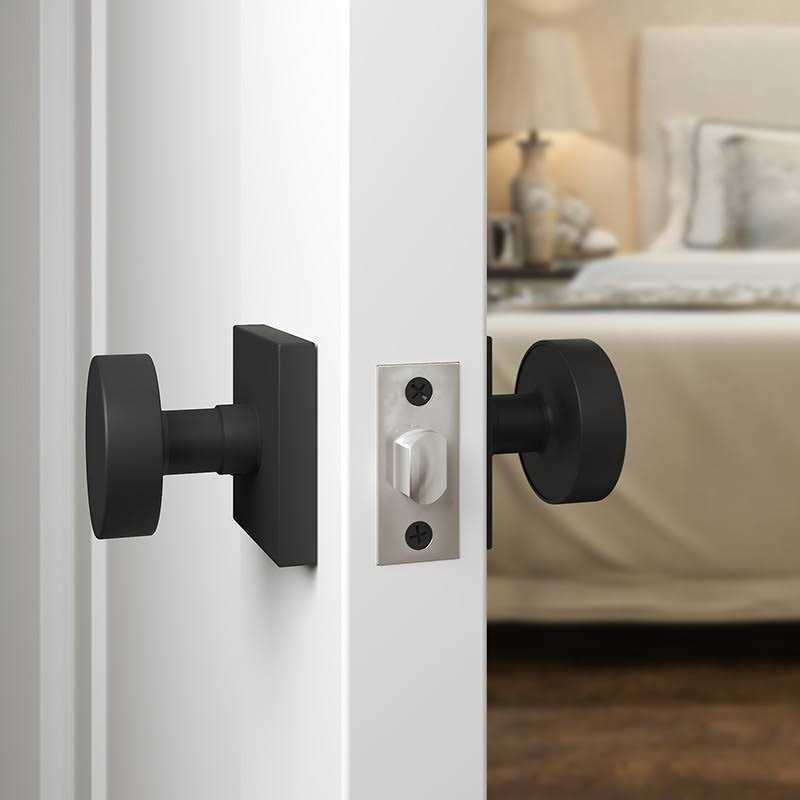 Villar Home Designs BP003NB Door Lever for Right and Left Handed Doors with Lockset Finish - Inhomebuy