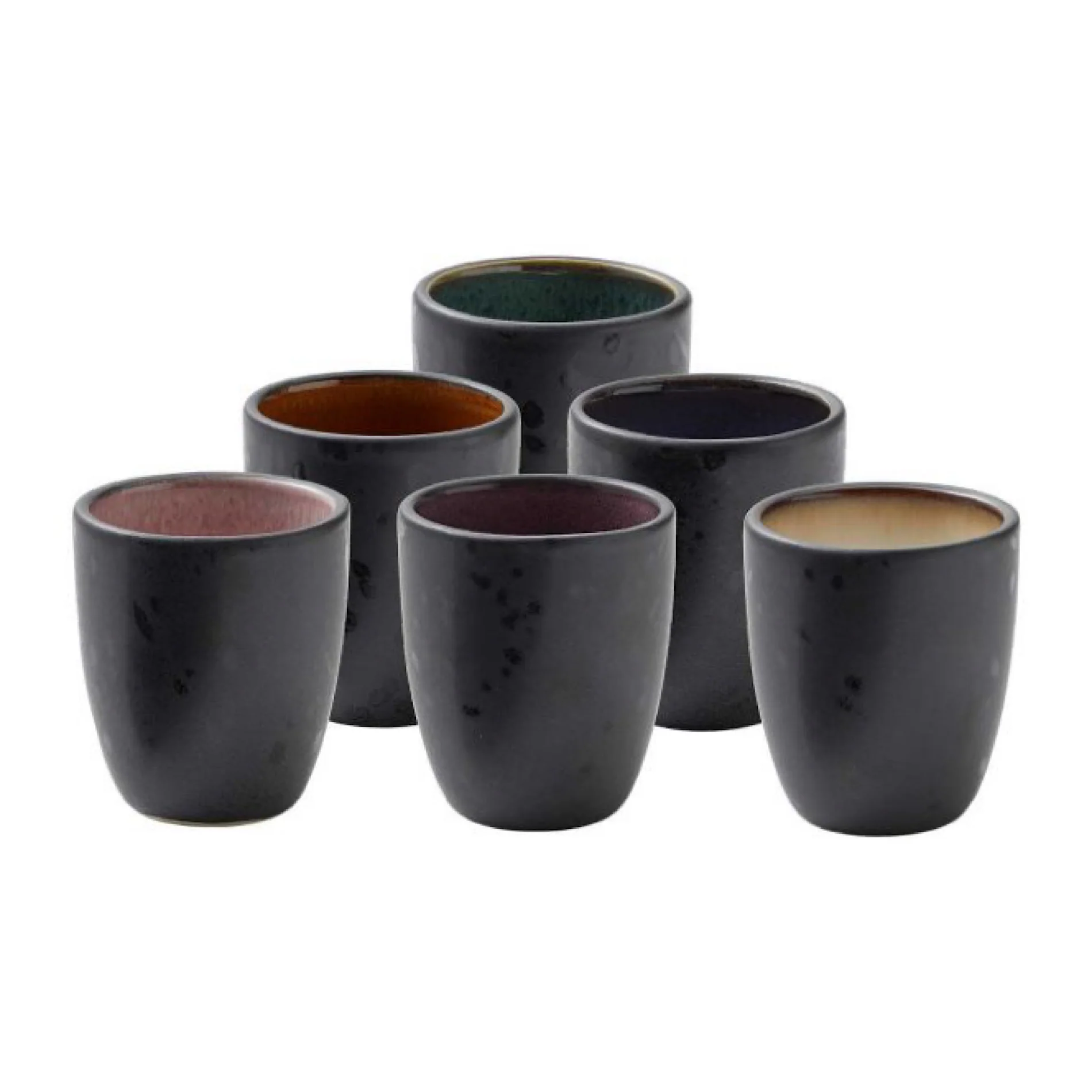 Stoneware Mug 0.1L 6 Pcs - Inhomebuy