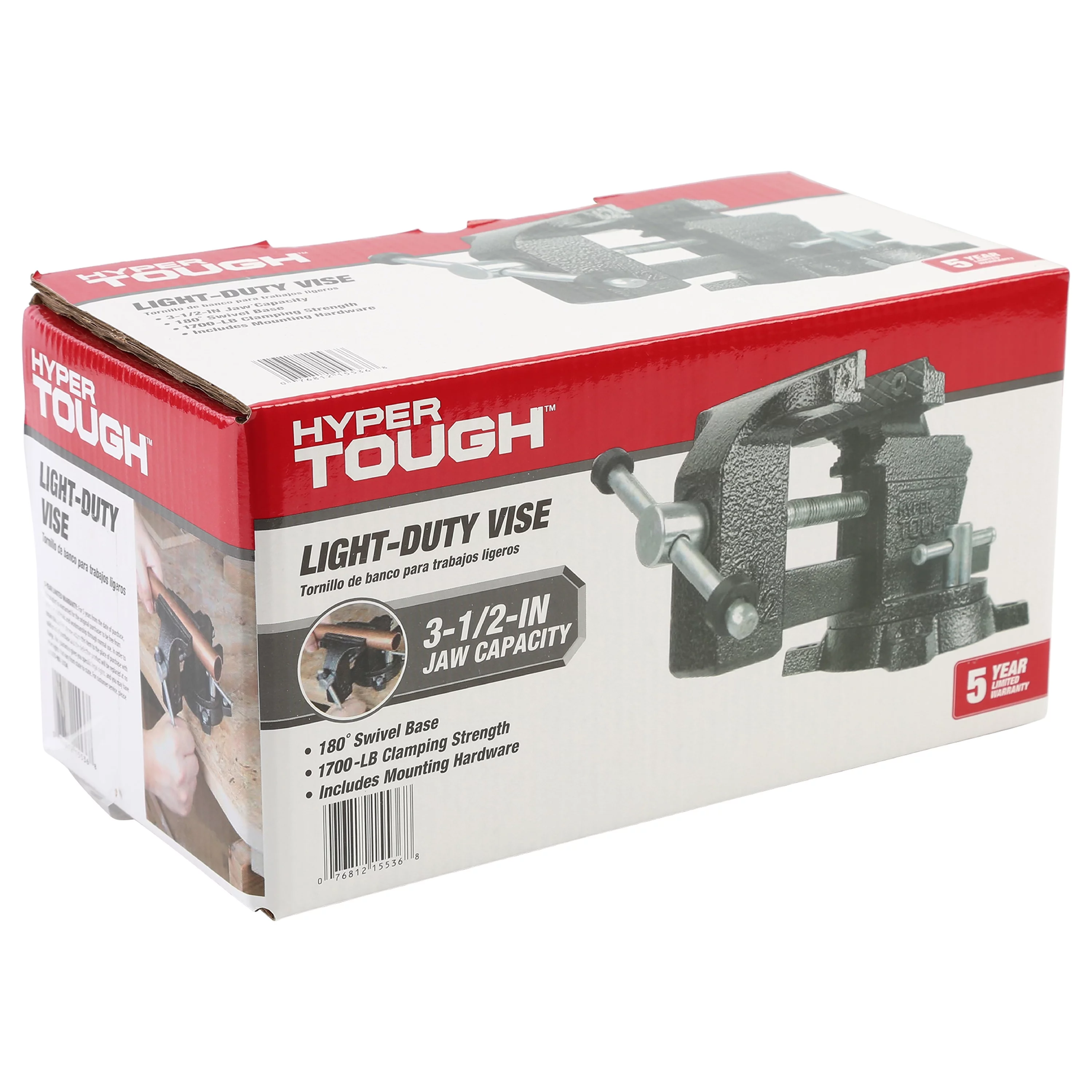 Hyper Tough 3-1/2-Inch Light-Duty Vise, 42935 - Inhomebuy