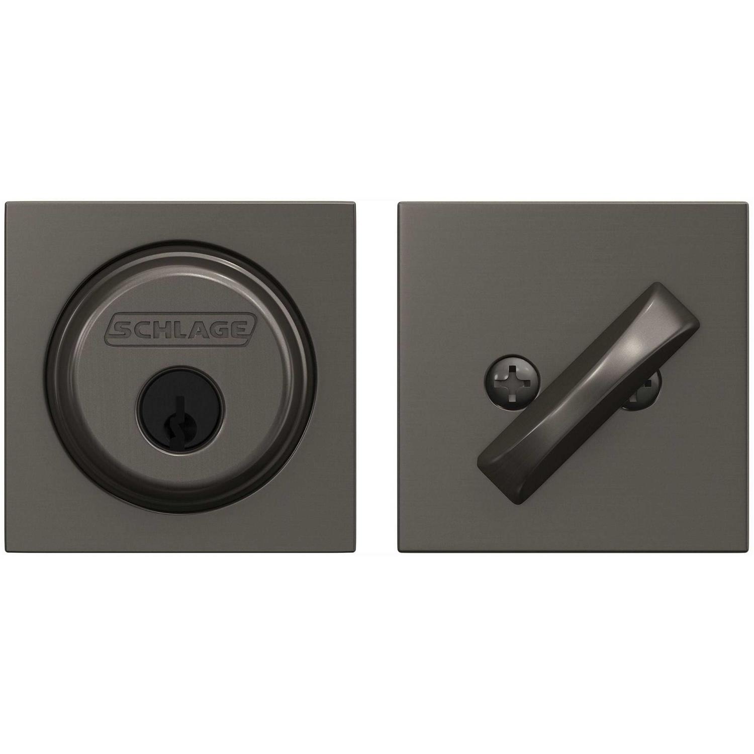 Schlage B60 Single Cylinder Collins Deadbolt - Inhomebuy