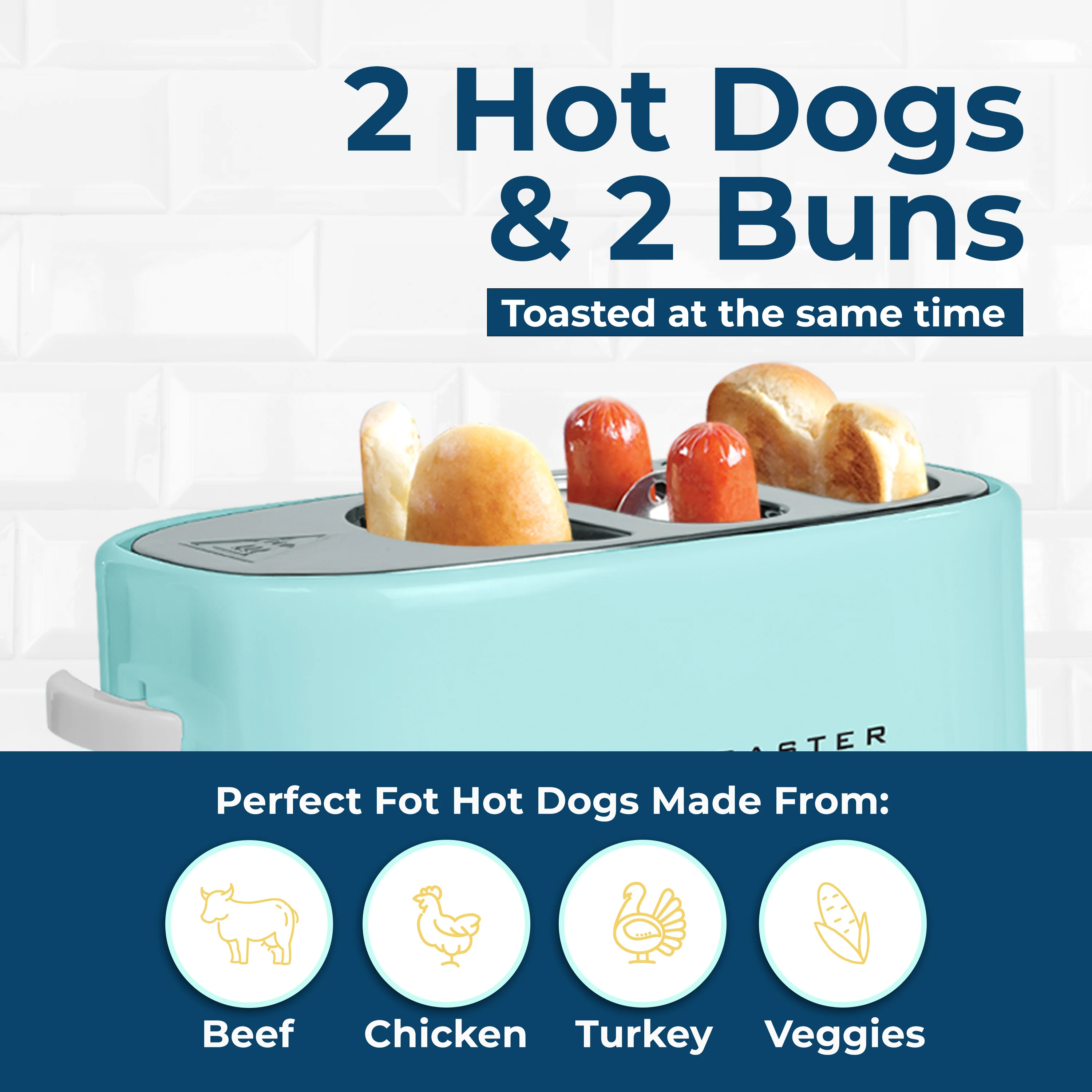 Retro Pop-Up Hot Dog Toaster - Inhomebuy