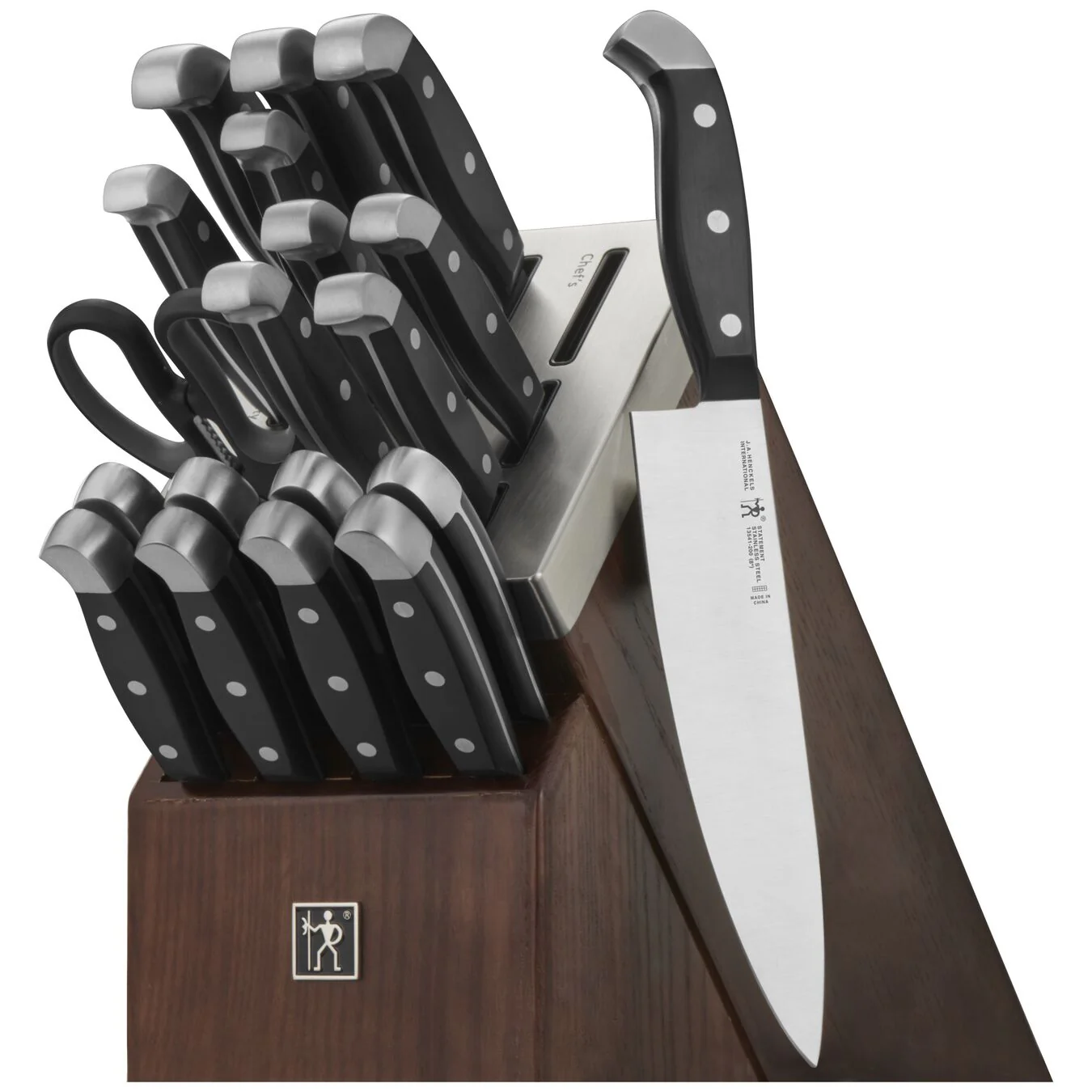 Henckels 20pc Self-Sharpening Knife Block Set, Statement Series - Inhomebuy