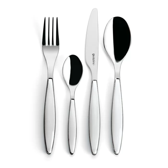 24-Piece Cutlery Set Feeling - White - Inhomebuy