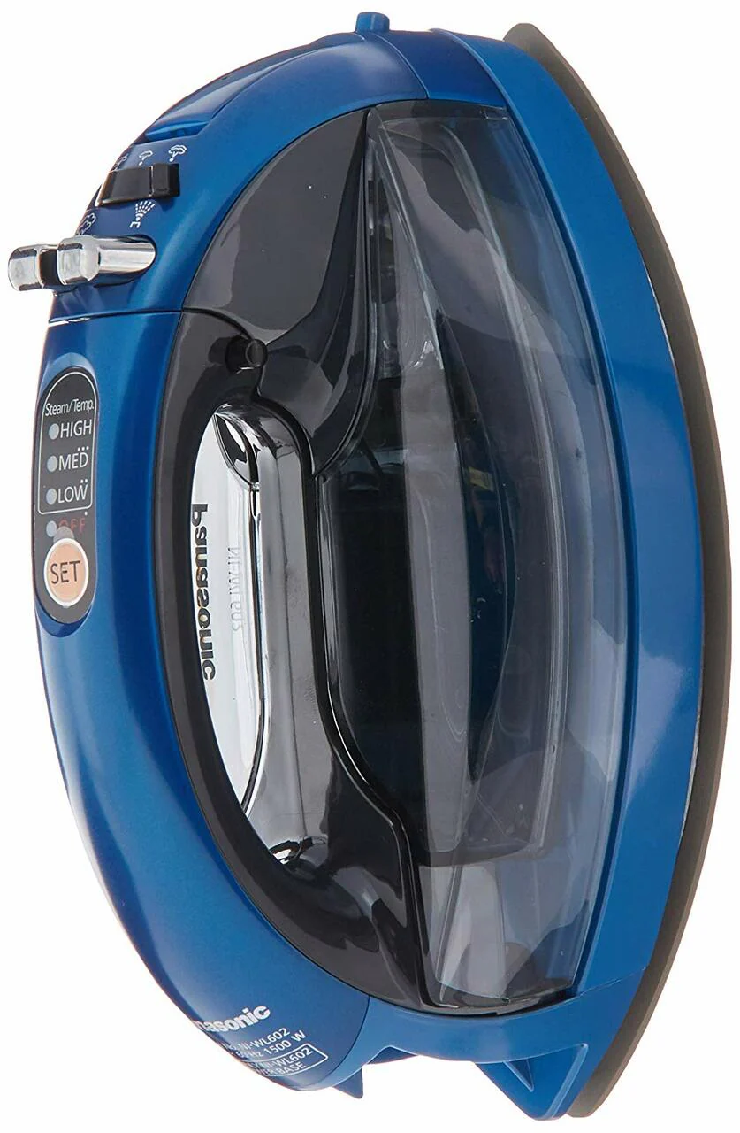 Panasonic Steam Iron |NI-WL607A| Blue, 360-Quick, Cordless, Ceramic-Coated Soleplate, with Vertical Steam - Inhomebuy