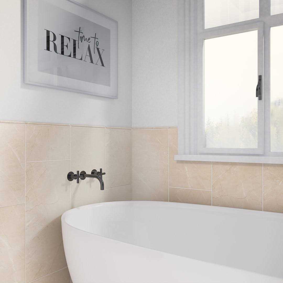 Daltile Octagon & Dot Matte White/Black Gloss Dot Tile & Stone 6501 2OCT21MS1P2 - Inhomebuy